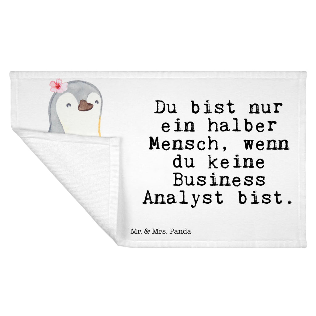 Handtuch Business Analyst mit Herz Gästetuch, Reisehandtuch, Sport Handtuch, Frottier, Kinder Handtuch, Beruf, Ausbildung, Jubiläum, Abschied, Rente, Kollege, Kollegin, Geschenk, Schenken, Arbeitskollege, Mitarbeiter, Firma, Danke, Dankeschön