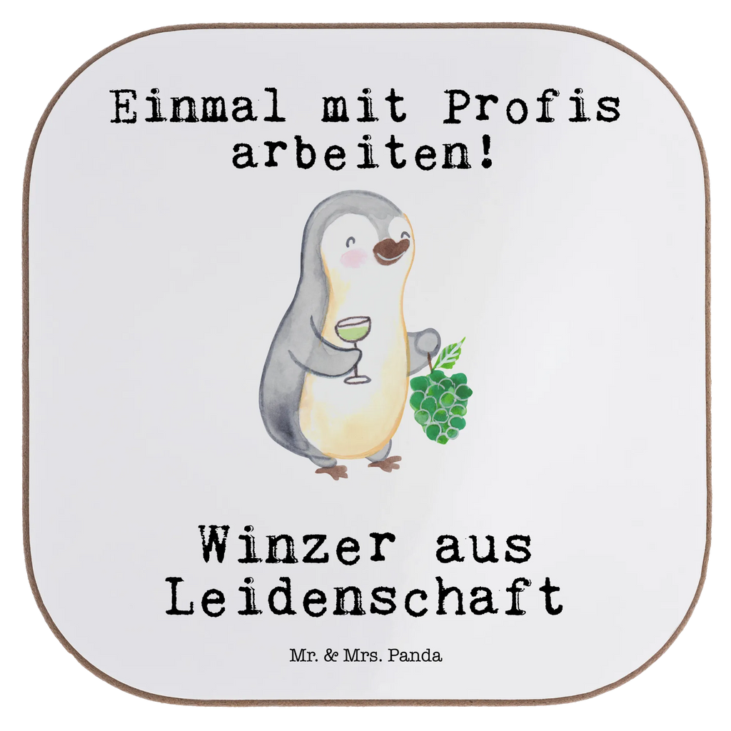 Quadratische Untersetzer Winzer aus Leidenschaft Untersetzer, Bierdeckel, Glasuntersetzer, Untersetzer Gläser, Getränkeuntersetzer, Untersetzer aus Holz, Untersetzer für Gläser, Korkuntersetzer, Untersetzer Holz, Holzuntersetzer, Tassen Untersetzer, Untersetzer Design, Beruf, Ausbildung, Jubiläum, Abschied, Rente, Kollege, Kollegin, Geschenk, Schenken, Arbeitskollege, Mitarbeiter, Firma, Danke, Dankeschön