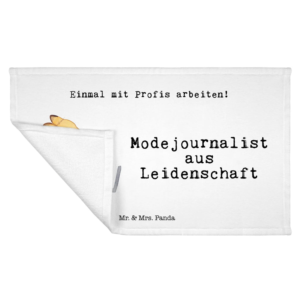 Handtuch Modejournalist aus Leidenschaft Gästetuch, Reisehandtuch, Sport Handtuch, Frottier, Kinder Handtuch, Beruf, Ausbildung, Jubiläum, Abschied, Rente, Kollege, Kollegin, Geschenk, Schenken, Arbeitskollege, Mitarbeiter, Firma, Danke, Dankeschön, Modejournalist, Journalist, Reporter, Redakteur, Pressebüro, Studium