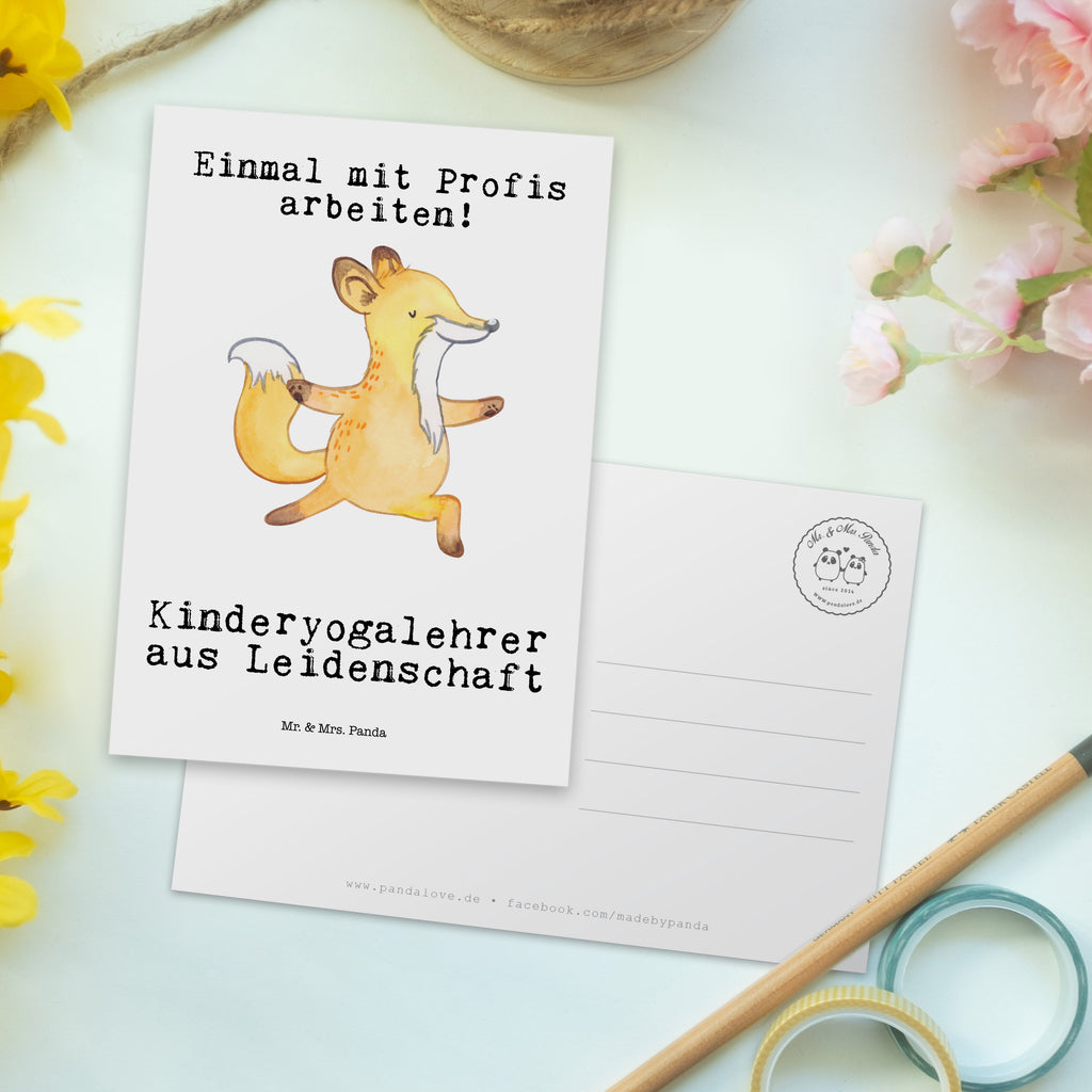 Postkarte Kinderyogalehrer aus Leidenschaft Postkarte, Karte, Geschenkkarte, Grußkarte, Einladung, Ansichtskarte, Geburtstagskarte, Einladungskarte, Dankeskarte, Ansichtskarten, Einladung Geburtstag, Einladungskarten Geburtstag, Beruf, Ausbildung, Jubiläum, Abschied, Rente, Kollege, Kollegin, Geschenk, Schenken, Arbeitskollege, Mitarbeiter, Firma, Danke, Dankeschön