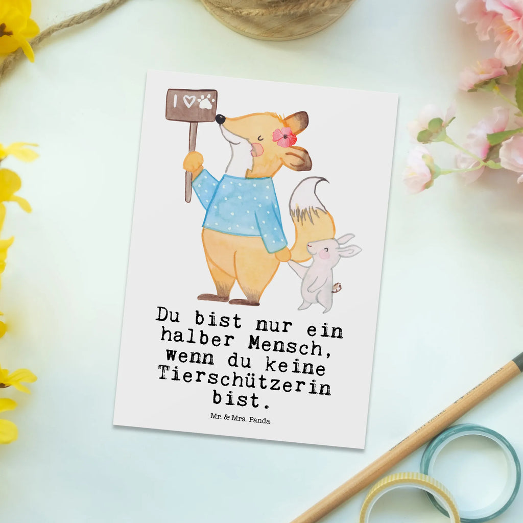 Postkarte Tierschützerin mit Herz Postkarte, Karte, Geschenkkarte, Grußkarte, Einladung, Ansichtskarte, Geburtstagskarte, Einladungskarte, Dankeskarte, Ansichtskarten, Einladung Geburtstag, Einladungskarten Geburtstag, Beruf, Ausbildung, Jubiläum, Abschied, Rente, Kollege, Kollegin, Geschenk, Schenken, Arbeitskollege, Mitarbeiter, Firma, Danke, Dankeschön