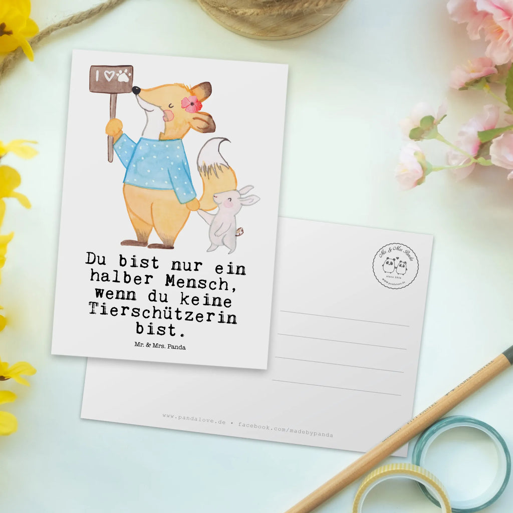 Postkarte Tierschützerin mit Herz Postkarte, Karte, Geschenkkarte, Grußkarte, Einladung, Ansichtskarte, Geburtstagskarte, Einladungskarte, Dankeskarte, Ansichtskarten, Einladung Geburtstag, Einladungskarten Geburtstag, Beruf, Ausbildung, Jubiläum, Abschied, Rente, Kollege, Kollegin, Geschenk, Schenken, Arbeitskollege, Mitarbeiter, Firma, Danke, Dankeschön