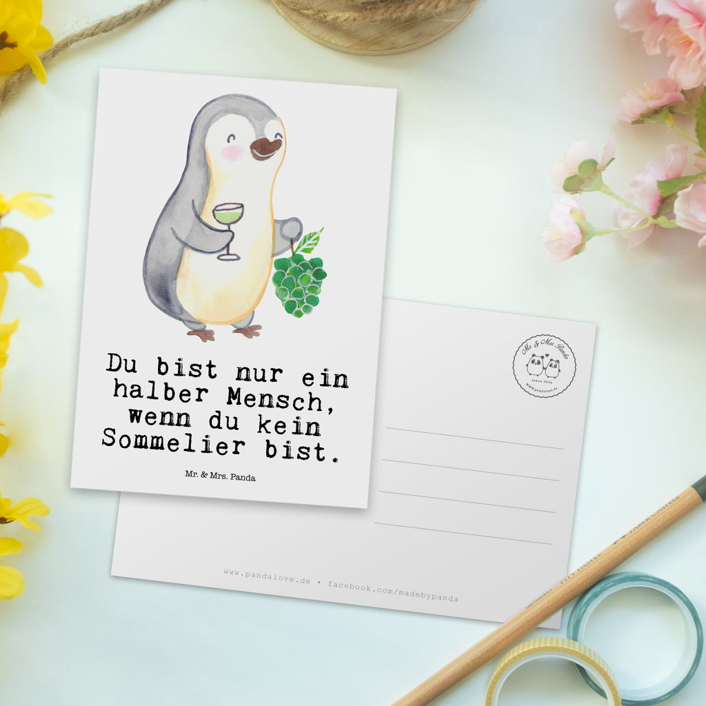 Postkarte Sommelier mit Herz Postkarte, Karte, Geschenkkarte, Grußkarte, Einladung, Ansichtskarte, Geburtstagskarte, Einladungskarte, Dankeskarte, Ansichtskarten, Einladung Geburtstag, Einladungskarten Geburtstag, Beruf, Ausbildung, Jubiläum, Abschied, Rente, Kollege, Kollegin, Geschenk, Schenken, Arbeitskollege, Mitarbeiter, Firma, Danke, Dankeschön