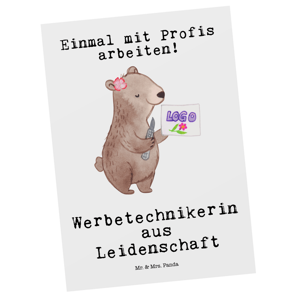 Postkarte Werbetechnikerin Leidenschaft Postkarte, Karte, Geschenkkarte, Grußkarte, Einladung, Ansichtskarte, Geburtstagskarte, Einladungskarte, Dankeskarte, Ansichtskarten, Einladung Geburtstag, Einladungskarten Geburtstag, Beruf, Ausbildung, Jubiläum, Abschied, Rente, Kollege, Kollegin, Geschenk, Schenken, Arbeitskollege, Mitarbeiter, Firma, Danke, Dankeschön