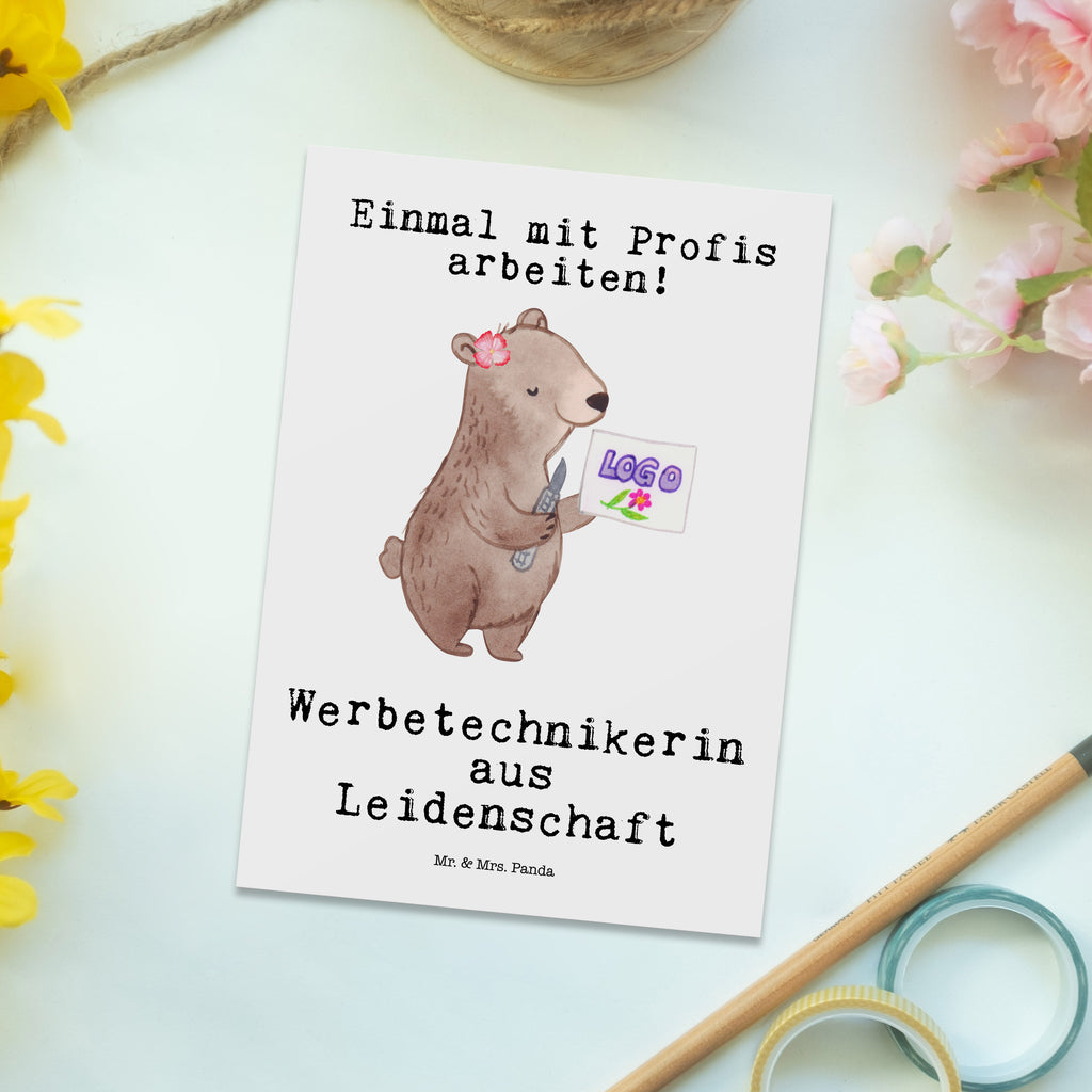 Postkarte Werbetechnikerin Leidenschaft Postkarte, Karte, Geschenkkarte, Grußkarte, Einladung, Ansichtskarte, Geburtstagskarte, Einladungskarte, Dankeskarte, Ansichtskarten, Einladung Geburtstag, Einladungskarten Geburtstag, Beruf, Ausbildung, Jubiläum, Abschied, Rente, Kollege, Kollegin, Geschenk, Schenken, Arbeitskollege, Mitarbeiter, Firma, Danke, Dankeschön