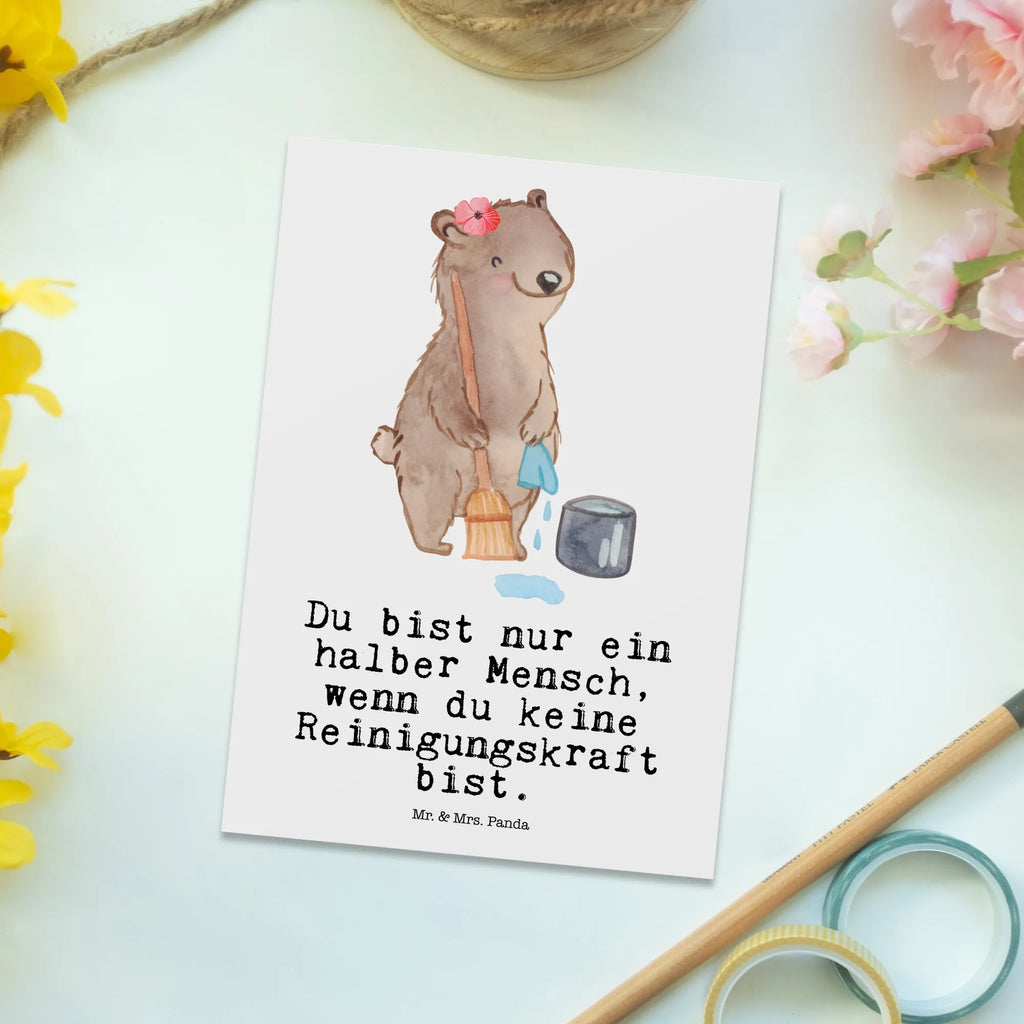 Postkarte Reinigungskraft Herz Postkarte, Karte, Geschenkkarte, Grußkarte, Einladung, Ansichtskarte, Geburtstagskarte, Einladungskarte, Dankeskarte, Ansichtskarten, Einladung Geburtstag, Einladungskarten Geburtstag, Beruf, Ausbildung, Jubiläum, Abschied, Rente, Kollege, Kollegin, Geschenk, Schenken, Arbeitskollege, Mitarbeiter, Firma, Danke, Dankeschön