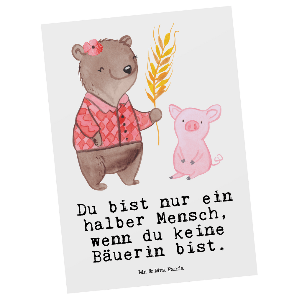 Postkarte Bäuerin mit Herz Postkarte, Karte, Geschenkkarte, Grußkarte, Einladung, Ansichtskarte, Geburtstagskarte, Einladungskarte, Dankeskarte, Ansichtskarten, Einladung Geburtstag, Einladungskarten Geburtstag, Beruf, Ausbildung, Jubiläum, Abschied, Rente, Kollege, Kollegin, Geschenk, Schenken, Arbeitskollege, Mitarbeiter, Firma, Danke, Dankeschön, Landwirtin, Bäuerin, Tierwirtin, Agronomin, Farmerin, Bauernhof