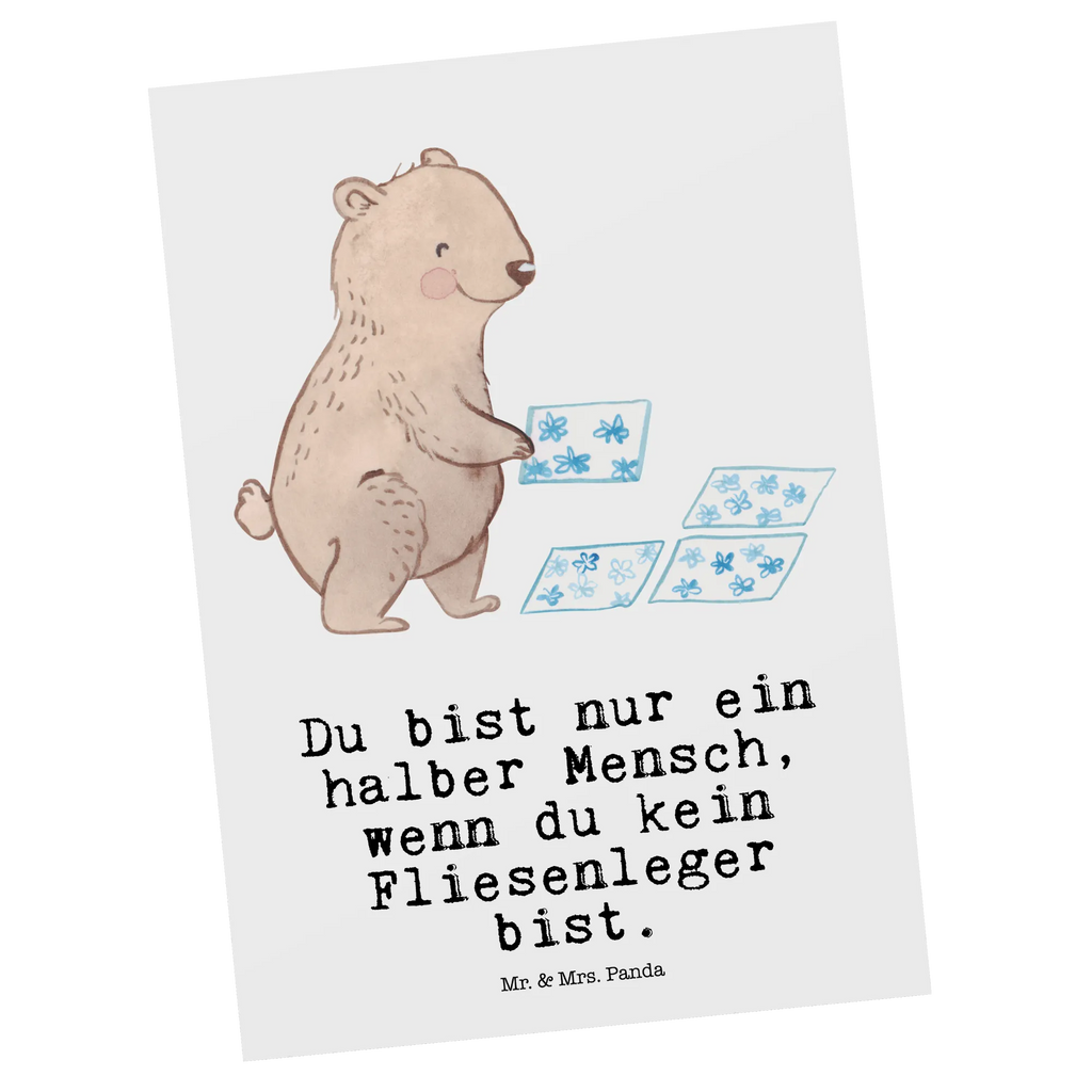 Postkarte Fliesenleger mit Herz Postkarte, Karte, Geschenkkarte, Grußkarte, Einladung, Ansichtskarte, Geburtstagskarte, Einladungskarte, Dankeskarte, Ansichtskarten, Einladung Geburtstag, Einladungskarten Geburtstag, Beruf, Ausbildung, Jubiläum, Abschied, Rente, Kollege, Kollegin, Geschenk, Schenken, Arbeitskollege, Mitarbeiter, Firma, Danke, Dankeschön, Fliesenleger, Gesellenprüfung, Fliesenlegermeister, Fliesenlegerbetrieb, Fliesenfachhandel, Handwerk