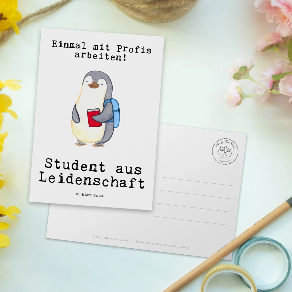 Postkarte Student aus Leidenschaft Postkarte, Karte, Geschenkkarte, Grußkarte, Einladung, Ansichtskarte, Geburtstagskarte, Einladungskarte, Dankeskarte, Ansichtskarten, Einladung Geburtstag, Einladungskarten Geburtstag, Beruf, Ausbildung, Jubiläum, Abschied, Rente, Kollege, Kollegin, Geschenk, Schenken, Arbeitskollege, Mitarbeiter, Firma, Danke, Dankeschön