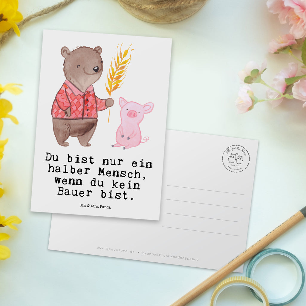 Postkarte Bauer mit Herz Postkarte, Karte, Geschenkkarte, Grußkarte, Einladung, Ansichtskarte, Geburtstagskarte, Einladungskarte, Dankeskarte, Ansichtskarten, Einladung Geburtstag, Einladungskarten Geburtstag, Beruf, Ausbildung, Jubiläum, Abschied, Rente, Kollege, Kollegin, Geschenk, Schenken, Arbeitskollege, Mitarbeiter, Firma, Danke, Dankeschön, Landwirt; Bauer, Tierwirt, Agronom, Farmer, Bauernhof