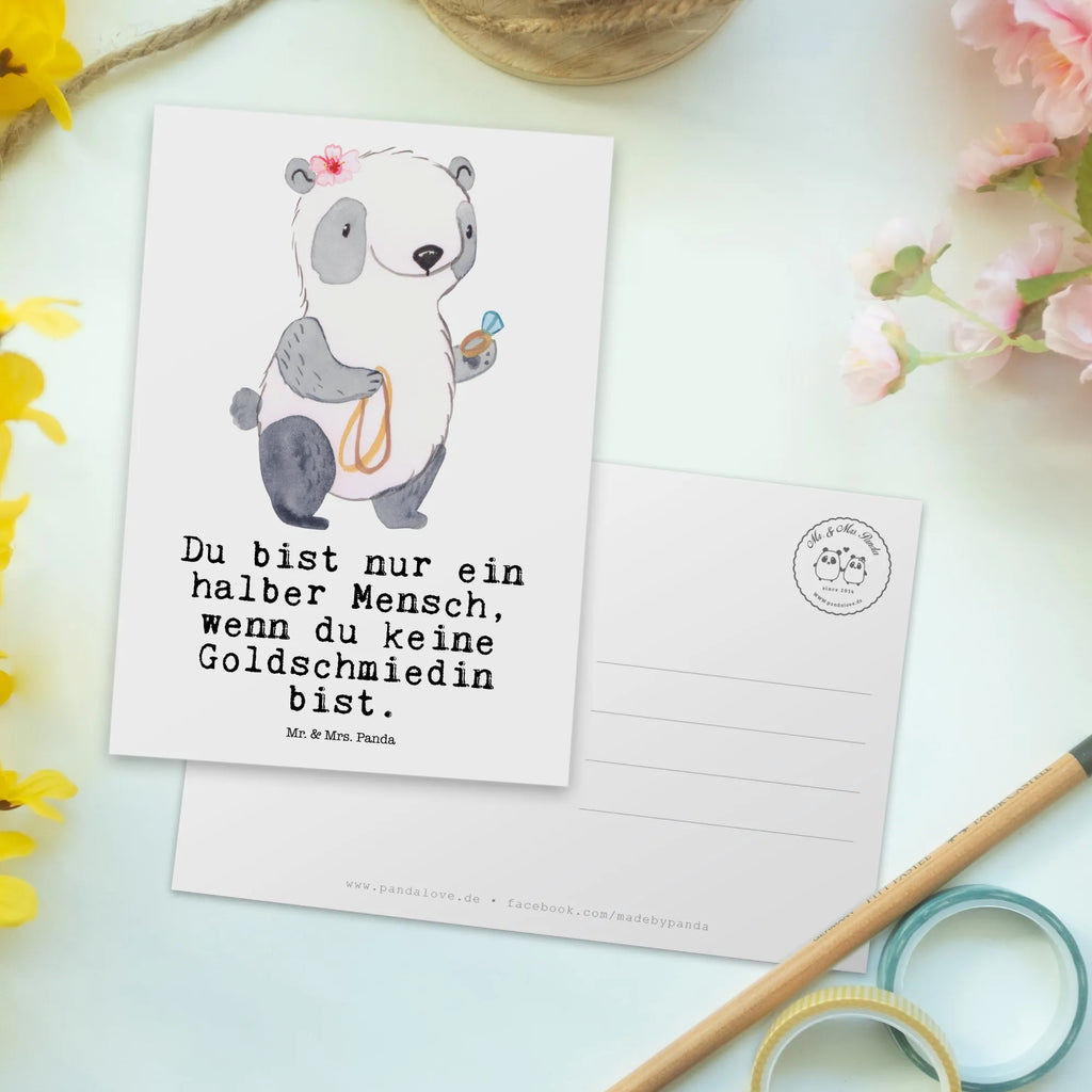 Postkarte Goldschmiedin mit Herz Postkarte, Karte, Geschenkkarte, Grußkarte, Einladung, Ansichtskarte, Geburtstagskarte, Einladungskarte, Dankeskarte, Ansichtskarten, Einladung Geburtstag, Einladungskarten Geburtstag, Beruf, Ausbildung, Jubiläum, Abschied, Rente, Kollege, Kollegin, Geschenk, Schenken, Arbeitskollege, Mitarbeiter, Firma, Danke, Dankeschön, Juwelierin, Goldschmiedin, Schmiedin, Schmuckwarenhändlerin, Schmuckgeschäft, Eröffnung