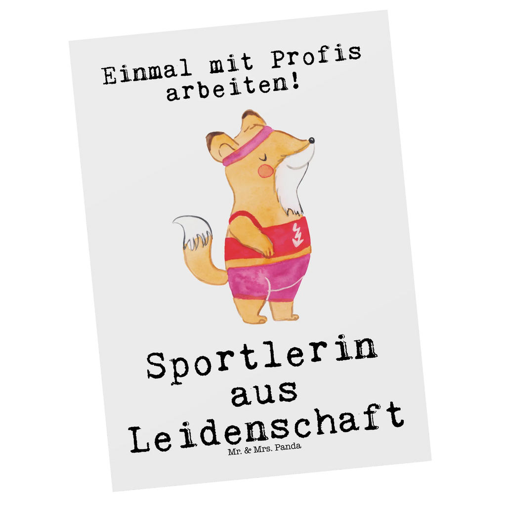 Postkarte Sportlerin aus Leidenschaft Postkarte, Karte, Geschenkkarte, Grußkarte, Einladung, Ansichtskarte, Geburtstagskarte, Einladungskarte, Dankeskarte, Ansichtskarten, Einladung Geburtstag, Einladungskarten Geburtstag, Beruf, Ausbildung, Jubiläum, Abschied, Rente, Kollege, Kollegin, Geschenk, Schenken, Arbeitskollege, Mitarbeiter, Firma, Danke, Dankeschön