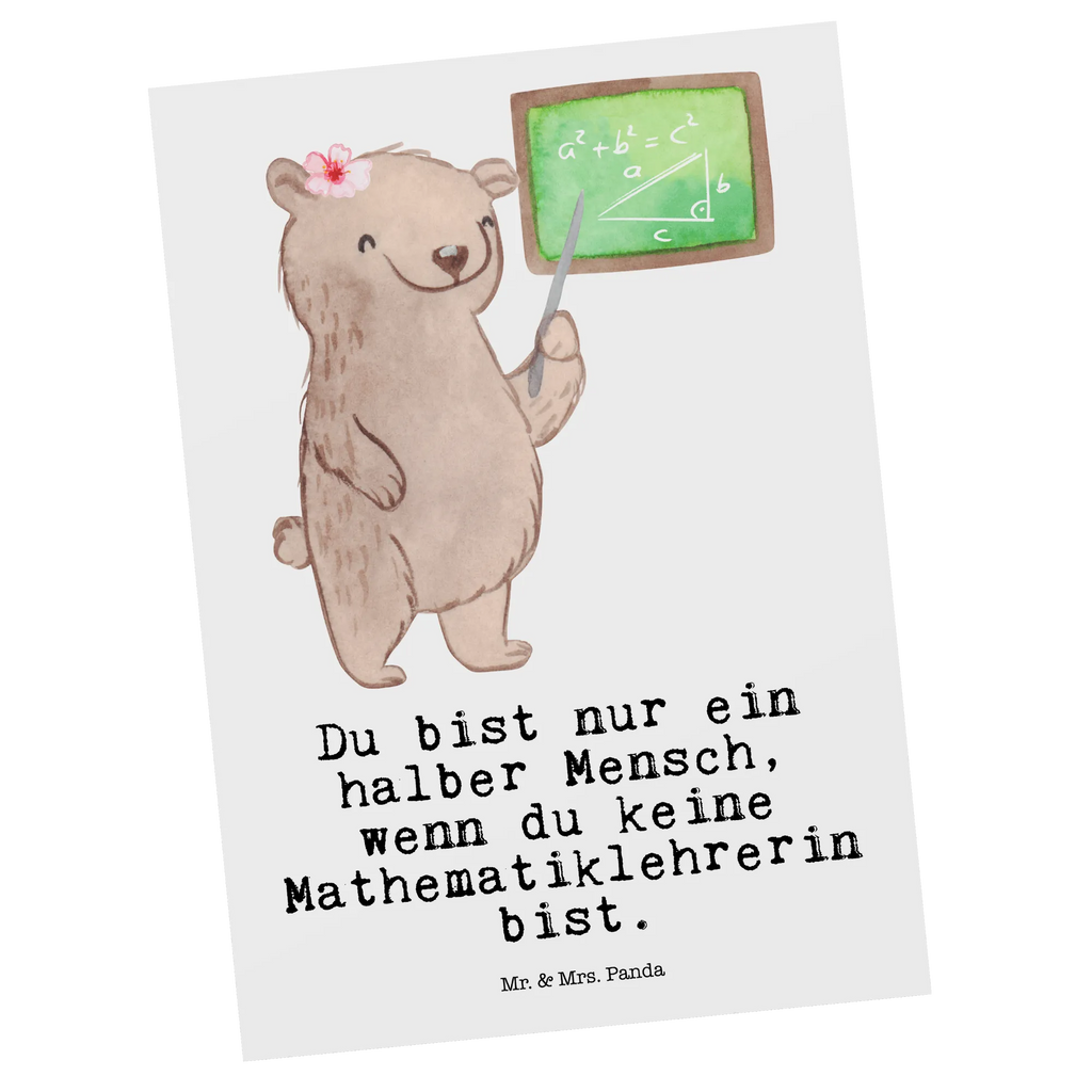 Postkarte Mathematiklehrerin mit Herz Postkarte, Karte, Geschenkkarte, Grußkarte, Einladung, Ansichtskarte, Geburtstagskarte, Einladungskarte, Dankeskarte, Ansichtskarten, Einladung Geburtstag, Einladungskarten Geburtstag, Beruf, Ausbildung, Jubiläum, Abschied, Rente, Kollege, Kollegin, Geschenk, Schenken, Arbeitskollege, Mitarbeiter, Firma, Danke, Dankeschön, Mathematiklehrerin, Lehramtstudent, Referendariat, Mathelehrerin, Matheunterricht, Mathe, Lehrer