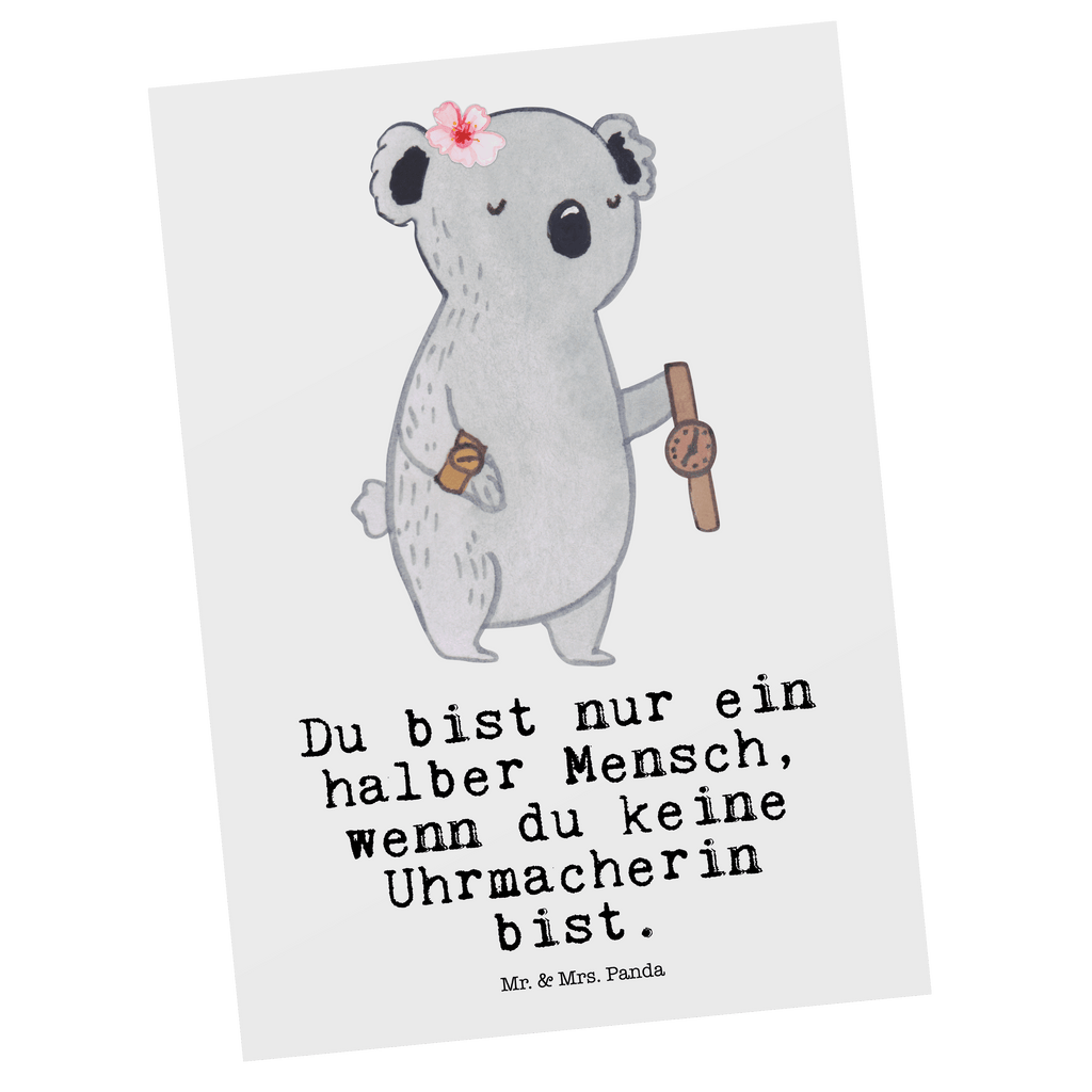 Postkarte Uhrmacherin mit Herz Postkarte, Karte, Geschenkkarte, Grußkarte, Einladung, Ansichtskarte, Geburtstagskarte, Einladungskarte, Dankeskarte, Ansichtskarten, Einladung Geburtstag, Einladungskarten Geburtstag, Beruf, Ausbildung, Jubiläum, Abschied, Rente, Kollege, Kollegin, Geschenk, Schenken, Arbeitskollege, Mitarbeiter, Firma, Danke, Dankeschön