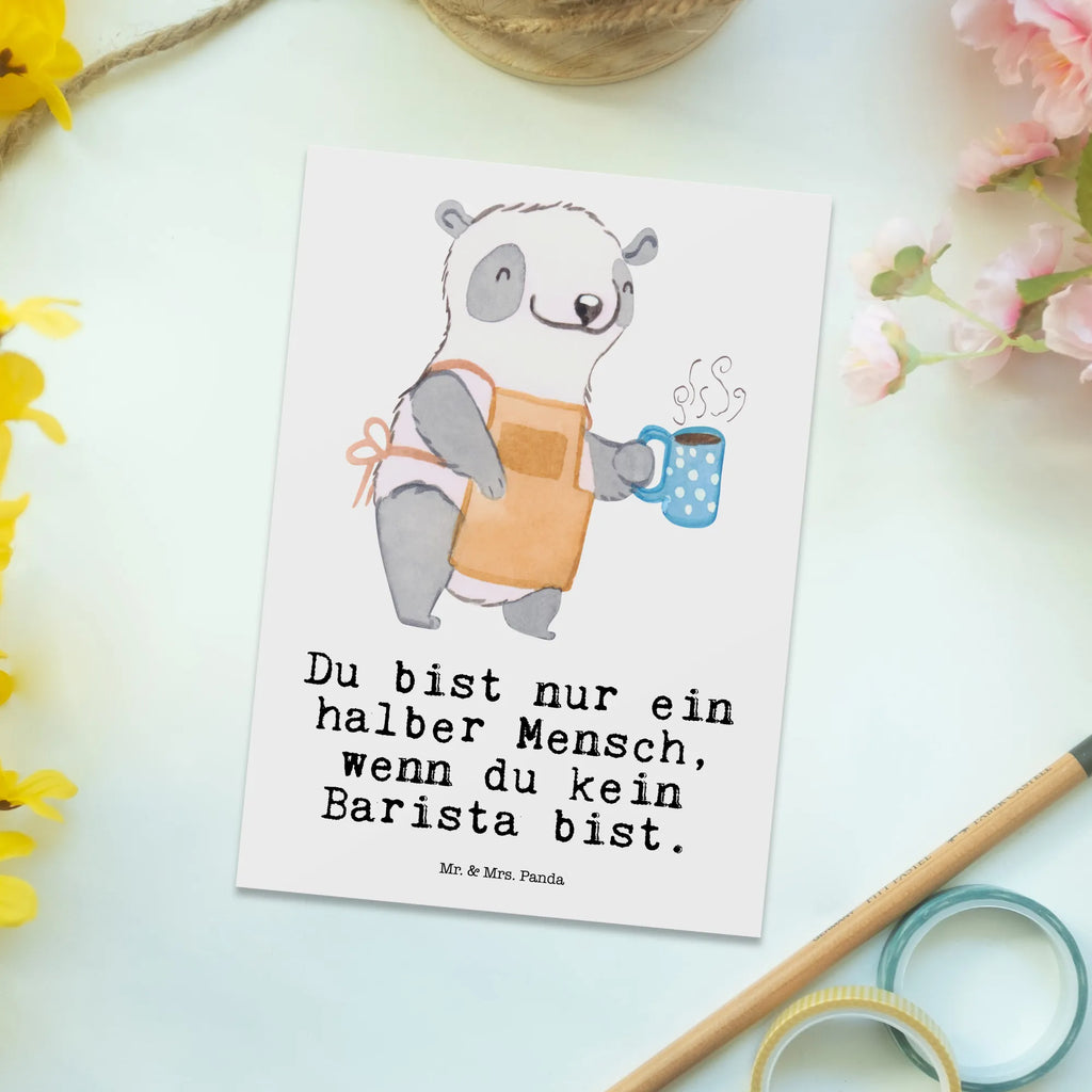 Postkarte Barista mit Herz Postkarte, Karte, Geschenkkarte, Grußkarte, Einladung, Ansichtskarte, Geburtstagskarte, Einladungskarte, Dankeskarte, Ansichtskarten, Einladung Geburtstag, Einladungskarten Geburtstag, Beruf, Ausbildung, Jubiläum, Abschied, Rente, Kollege, Kollegin, Geschenk, Schenken, Arbeitskollege, Mitarbeiter, Firma, Danke, Dankeschön, Barista, Eröffnung Cafe, Kaffee