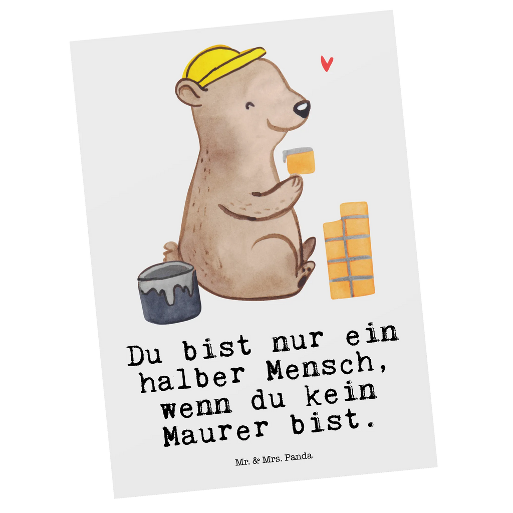 Postkarte Maurer Herz Postkarte, Karte, Geschenkkarte, Grußkarte, Einladung, Ansichtskarte, Geburtstagskarte, Einladungskarte, Dankeskarte, Ansichtskarten, Einladung Geburtstag, Einladungskarten Geburtstag, Beruf, Ausbildung, Jubiläum, Abschied, Rente, Kollege, Kollegin, Geschenk, Schenken, Arbeitskollege, Mitarbeiter, Firma, Danke, Dankeschön, Maurer, Maurermeister, Gesellenprüfung, Handwerker, Maurerbetrieb