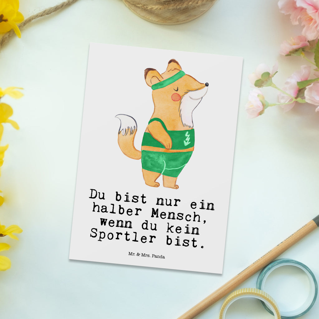 Postkarte Sportler mit Herz Postkarte, Karte, Geschenkkarte, Grußkarte, Einladung, Ansichtskarte, Geburtstagskarte, Einladungskarte, Dankeskarte, Ansichtskarten, Einladung Geburtstag, Einladungskarten Geburtstag, Beruf, Ausbildung, Jubiläum, Abschied, Rente, Kollege, Kollegin, Geschenk, Schenken, Arbeitskollege, Mitarbeiter, Firma, Danke, Dankeschön