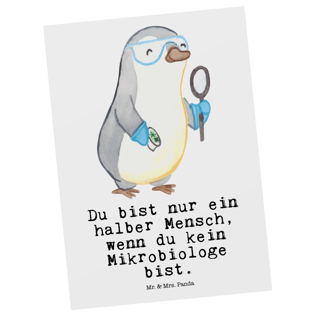 Postkarte Mikrobiologe mit Herz Postkarte, Karte, Geschenkkarte, Grußkarte, Einladung, Ansichtskarte, Geburtstagskarte, Einladungskarte, Dankeskarte, Ansichtskarten, Einladung Geburtstag, Einladungskarten Geburtstag, Beruf, Ausbildung, Jubiläum, Abschied, Rente, Kollege, Kollegin, Geschenk, Schenken, Arbeitskollege, Mitarbeiter, Firma, Danke, Dankeschön, Mikrobiologe, Naturwissenschaftler, Labor, Forschung