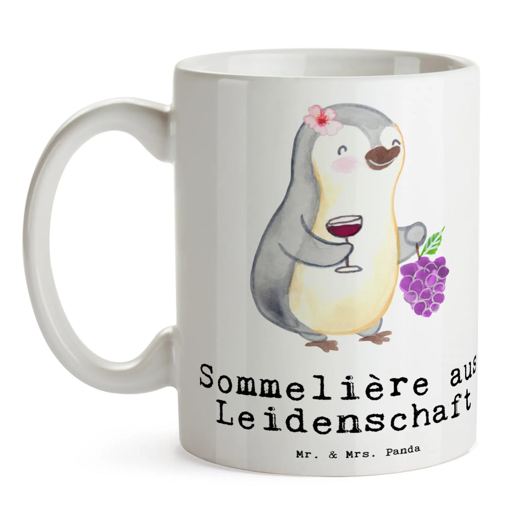 Tasse Sommelière aus Leidenschaft Tasse, Kaffeetasse, Teetasse, Becher, Kaffeebecher, Teebecher, Keramiktasse, Porzellantasse, Büro Tasse, Geschenk Tasse, Tasse Sprüche, Tasse Motive, Kaffeetassen, Tasse bedrucken, Designer Tasse, Cappuccino Tassen, Schöne Teetassen, Beruf, Ausbildung, Jubiläum, Abschied, Rente, Kollege, Kollegin, Geschenk, Schenken, Arbeitskollege, Mitarbeiter, Firma, Danke, Dankeschön