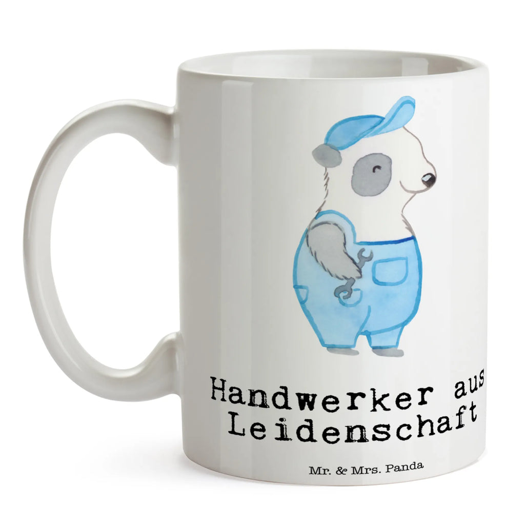 Tasse Handwerker aus Leidenschaft Tasse, Kaffeetasse, Teetasse, Becher, Kaffeebecher, Teebecher, Keramiktasse, Porzellantasse, Büro Tasse, Geschenk Tasse, Tasse Sprüche, Tasse Motive, Kaffeetassen, Tasse bedrucken, Designer Tasse, Cappuccino Tassen, Schöne Teetassen, Beruf, Ausbildung, Jubiläum, Abschied, Rente, Kollege, Kollegin, Geschenk, Schenken, Arbeitskollege, Mitarbeiter, Firma, Danke, Dankeschön, Handwerker, Gesellenprüfung, Handwerksbetrieb, Schrauber, Werkstatt