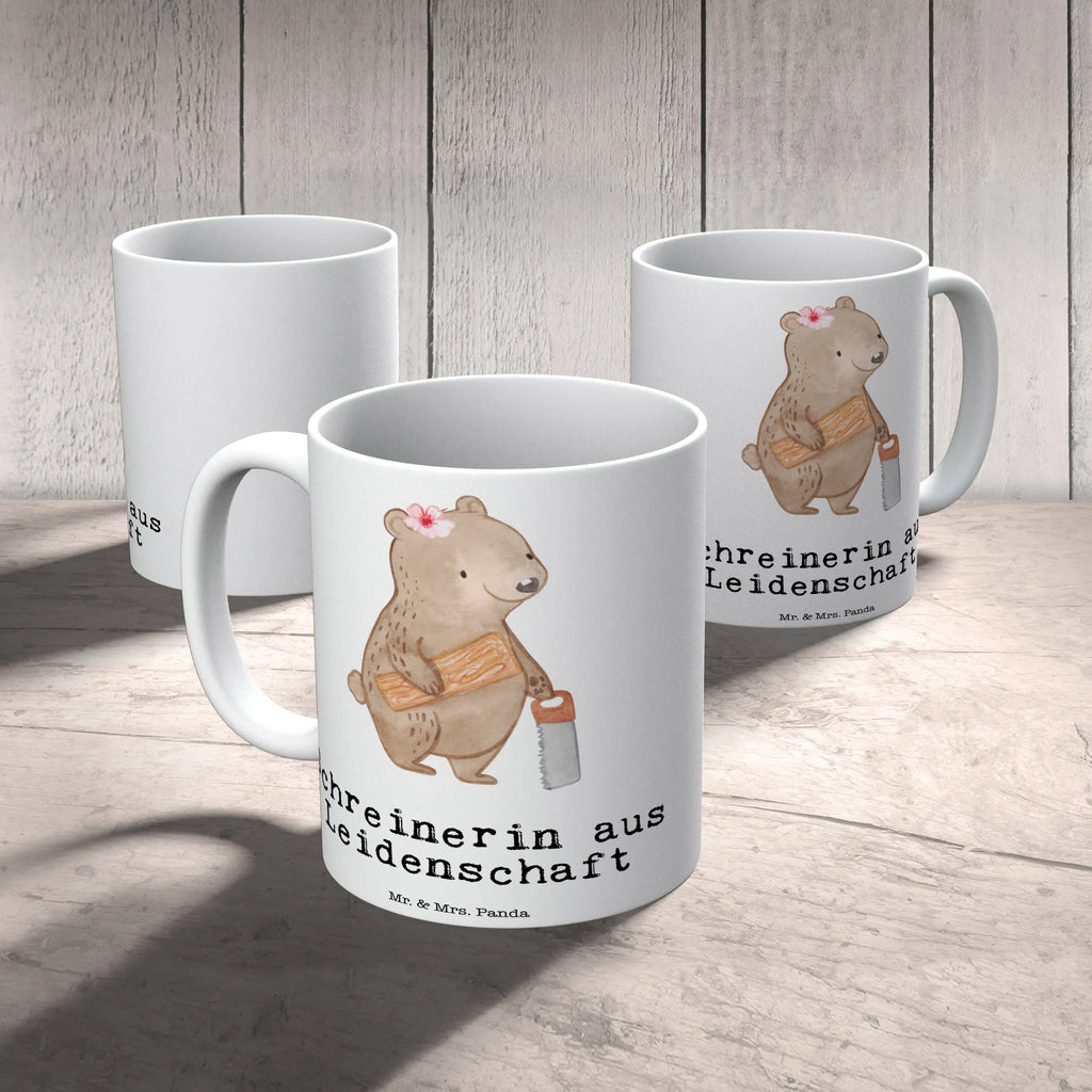 Tasse Schreinerin aus Leidenschaft Tasse, Kaffeetasse, Teetasse, Becher, Kaffeebecher, Teebecher, Keramiktasse, Porzellantasse, Büro Tasse, Geschenk Tasse, Tasse Sprüche, Tasse Motive, Kaffeetassen, Tasse bedrucken, Designer Tasse, Cappuccino Tassen, Schöne Teetassen, Beruf, Ausbildung, Jubiläum, Abschied, Rente, Kollege, Kollegin, Geschenk, Schenken, Arbeitskollege, Mitarbeiter, Firma, Danke, Dankeschön