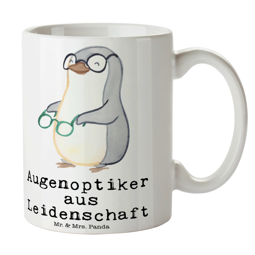 Tasse Augenoptiker aus Leidenschaft Tasse, Kaffeetasse, Teetasse, Becher, Kaffeebecher, Teebecher, Keramiktasse, Porzellantasse, Büro Tasse, Geschenk Tasse, Tasse Sprüche, Tasse Motive, Kaffeetassen, Tasse bedrucken, Designer Tasse, Cappuccino Tassen, Schöne Teetassen, Beruf, Ausbildung, Jubiläum, Abschied, Rente, Kollege, Kollegin, Geschenk, Schenken, Arbeitskollege, Mitarbeiter, Firma, Danke, Dankeschön, Augenoptiker, Optiker, Augenarzt, Optometrist, Brillenverkäufer, Brillengeschäft, Eröffnung