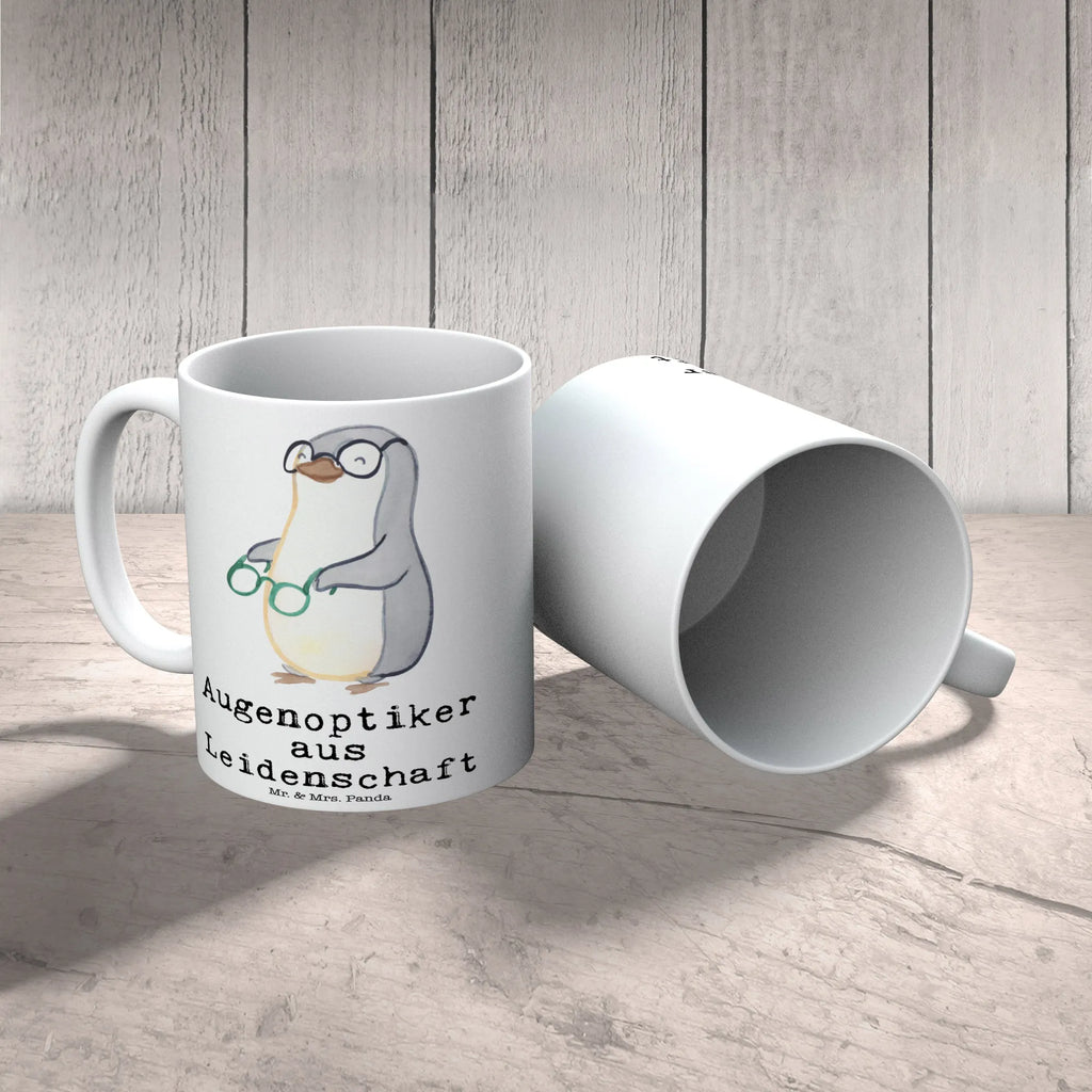 Tasse Augenoptiker aus Leidenschaft Tasse, Kaffeetasse, Teetasse, Becher, Kaffeebecher, Teebecher, Keramiktasse, Porzellantasse, Büro Tasse, Geschenk Tasse, Tasse Sprüche, Tasse Motive, Kaffeetassen, Tasse bedrucken, Designer Tasse, Cappuccino Tassen, Schöne Teetassen, Beruf, Ausbildung, Jubiläum, Abschied, Rente, Kollege, Kollegin, Geschenk, Schenken, Arbeitskollege, Mitarbeiter, Firma, Danke, Dankeschön, Augenoptiker, Optiker, Augenarzt, Optometrist, Brillenverkäufer, Brillengeschäft, Eröffnung