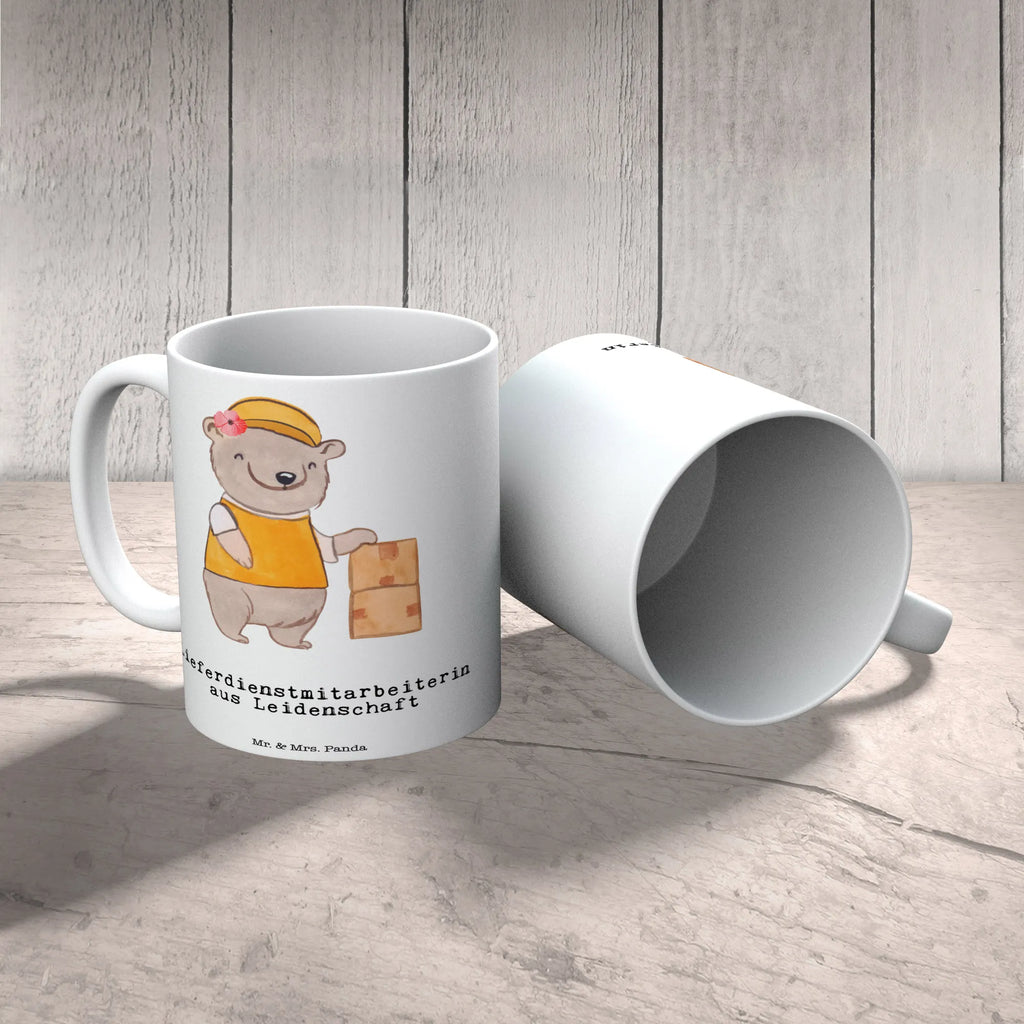 Tasse Lieferdienstmitarbeiterin aus Leidenschaft Tasse, Kaffeetasse, Teetasse, Becher, Kaffeebecher, Teebecher, Keramiktasse, Porzellantasse, Büro Tasse, Geschenk Tasse, Tasse Sprüche, Tasse Motive, Kaffeetassen, Tasse bedrucken, Designer Tasse, Cappuccino Tassen, Schöne Teetassen, Beruf, Ausbildung, Jubiläum, Abschied, Rente, Kollege, Kollegin, Geschenk, Schenken, Arbeitskollege, Mitarbeiter, Firma, Danke, Dankeschön, Lieferdienstmitarbeiterin, Pizzabäckerin, Pizzabotin, Pizzabringdienst, Lieferbringdienst