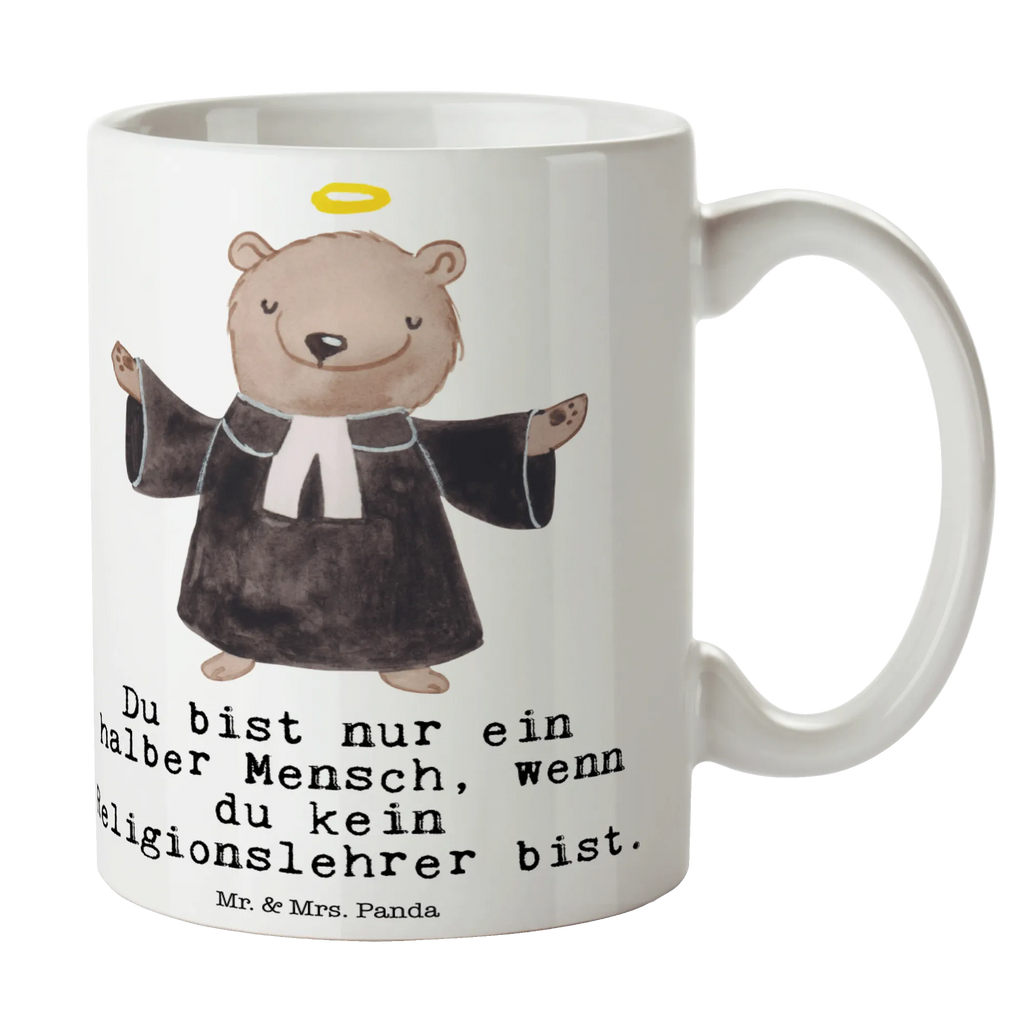 Tasse Religionslehrer mit Herz Tasse, Kaffeetasse, Teetasse, Becher, Kaffeebecher, Teebecher, Keramiktasse, Porzellantasse, Büro Tasse, Geschenk Tasse, Tasse Sprüche, Tasse Motive, Kaffeetassen, Tasse bedrucken, Designer Tasse, Cappuccino Tassen, Schöne Teetassen, Beruf, Ausbildung, Jubiläum, Abschied, Rente, Kollege, Kollegin, Geschenk, Schenken, Arbeitskollege, Mitarbeiter, Firma, Danke, Dankeschön, Religionslehrer, Reli Lehrer, Schule, Grundschule