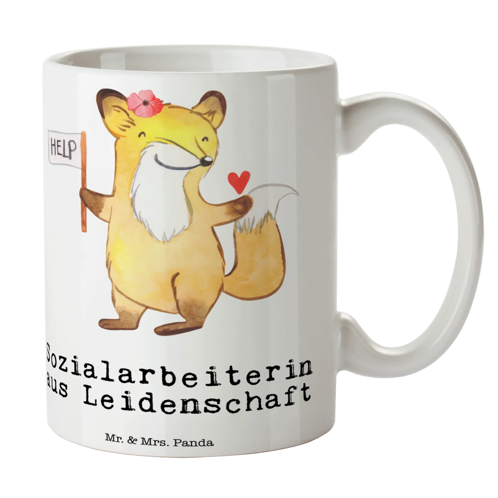 Tasse Sozialarbeiterin aus Leidenschaft Tasse, Kaffeetasse, Teetasse, Becher, Kaffeebecher, Teebecher, Keramiktasse, Porzellantasse, Büro Tasse, Geschenk Tasse, Tasse Sprüche, Tasse Motive, Kaffeetassen, Tasse bedrucken, Designer Tasse, Cappuccino Tassen, Schöne Teetassen, Beruf, Ausbildung, Jubiläum, Abschied, Rente, Kollege, Kollegin, Geschenk, Schenken, Arbeitskollege, Mitarbeiter, Firma, Danke, Dankeschön