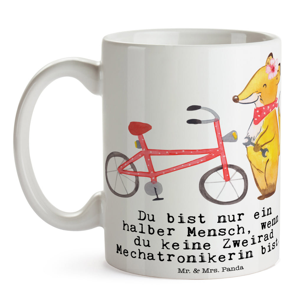 Tasse Zweirad Mechatronikerin mit Herz Tasse, Kaffeetasse, Teetasse, Becher, Kaffeebecher, Teebecher, Keramiktasse, Porzellantasse, Büro Tasse, Geschenk Tasse, Tasse Sprüche, Tasse Motive, Kaffeetassen, Tasse bedrucken, Designer Tasse, Cappuccino Tassen, Schöne Teetassen, Beruf, Ausbildung, Jubiläum, Abschied, Rente, Kollege, Kollegin, Geschenk, Schenken, Arbeitskollege, Mitarbeiter, Firma, Danke, Dankeschön