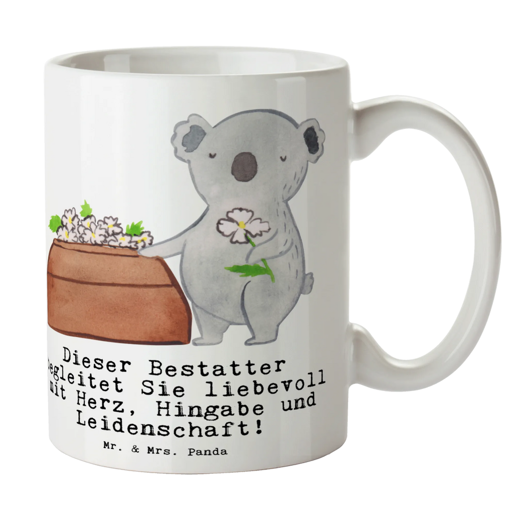 Tasse Bestatter mit Herz Tasse, Kaffeetasse, Teetasse, Becher, Kaffeebecher, Teebecher, Keramiktasse, Porzellantasse, Büro Tasse, Geschenk Tasse, Tasse Sprüche, Tasse Motive, Kaffeetassen, Tasse bedrucken, Designer Tasse, Cappuccino Tassen, Schöne Teetassen, Beruf, Ausbildung, Jubiläum, Abschied, Rente, Kollege, Kollegin, Geschenk, Schenken, Arbeitskollege, Mitarbeiter, Firma, Danke, Dankeschön