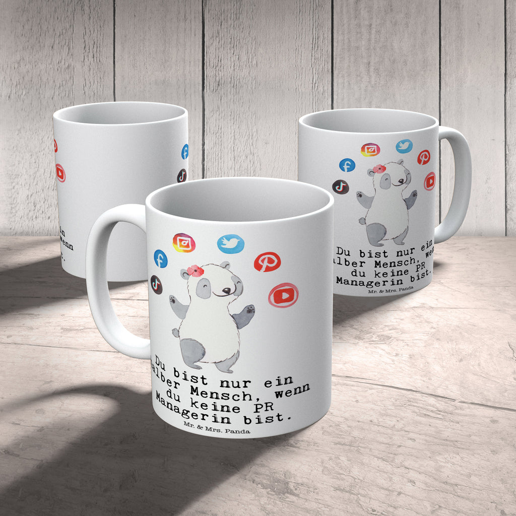 Tasse PR Managerin mit Herz Tasse, Kaffeetasse, Teetasse, Becher, Kaffeebecher, Teebecher, Keramiktasse, Porzellantasse, Büro Tasse, Geschenk Tasse, Tasse Sprüche, Tasse Motive, Beruf, Ausbildung, Jubiläum, Abschied, Rente, Kollege, Kollegin, Geschenk, Schenken, Arbeitskollege, Mitarbeiter, Firma, Danke, Dankeschön