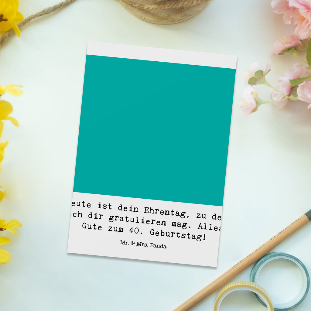 Postkarte 40. Geburtstag Happy Bird Day Postkarte, Karte, Geschenkkarte, Grußkarte, Einladung, Ansichtskarte, Geburtstagskarte, Einladungskarte, Dankeskarte, Ansichtskarten, Einladung Geburtstag, Einladungskarten Geburtstag, Geburtstag, Geburtstagsgeschenk, Geschenk, zum, Feiern, Party, Mitbringsel, für