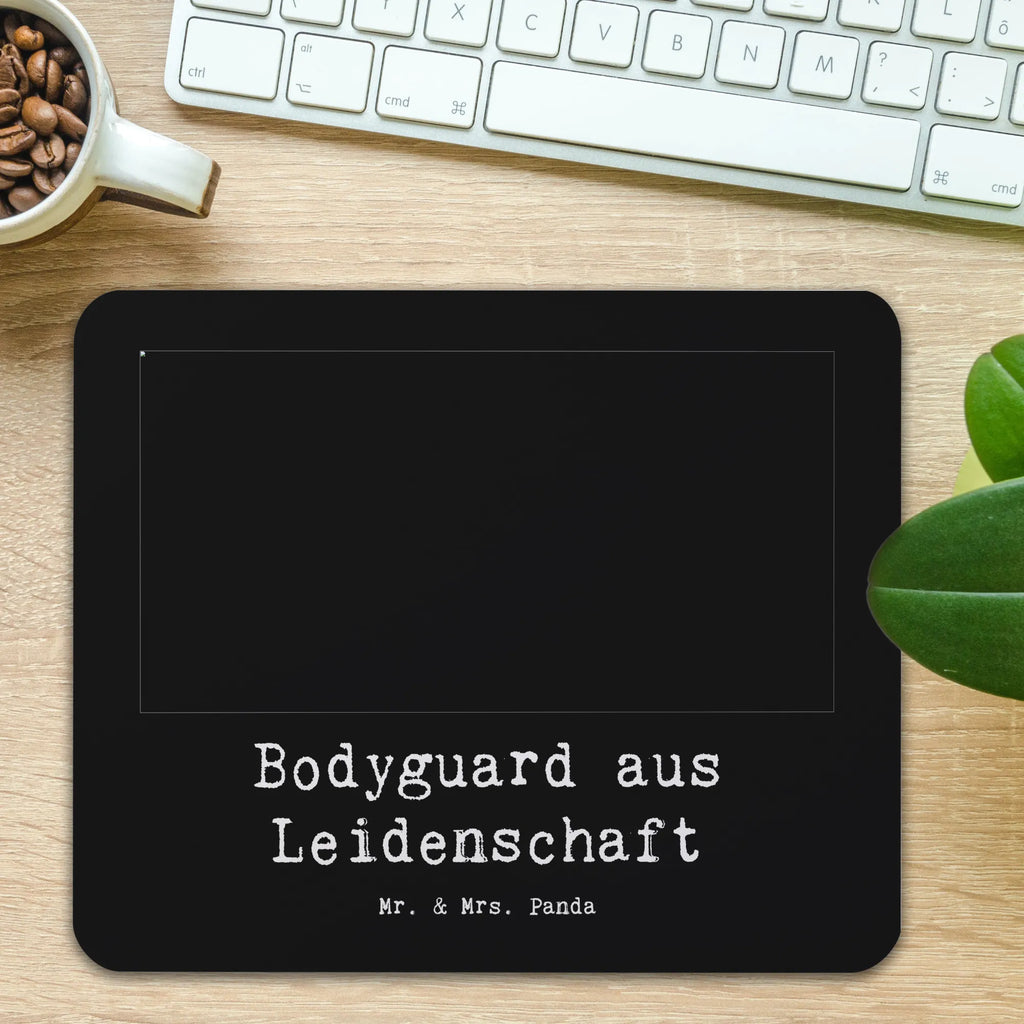 Mauspad Bodyguard aus Leidenschaft Mousepad, Computer zubehör, Büroausstattung, PC Zubehör, Arbeitszimmer, Mauspad, Einzigartiges Mauspad, Designer Mauspad, Mausunterlage, Mauspad Büro, Beruf, Ausbildung, Jubiläum, Abschied, Rente, Kollege, Kollegin, Geschenk, Schenken, Arbeitskollege, Mitarbeiter, Firma, Danke, Dankeschön, Bodyguard, Personenschützer