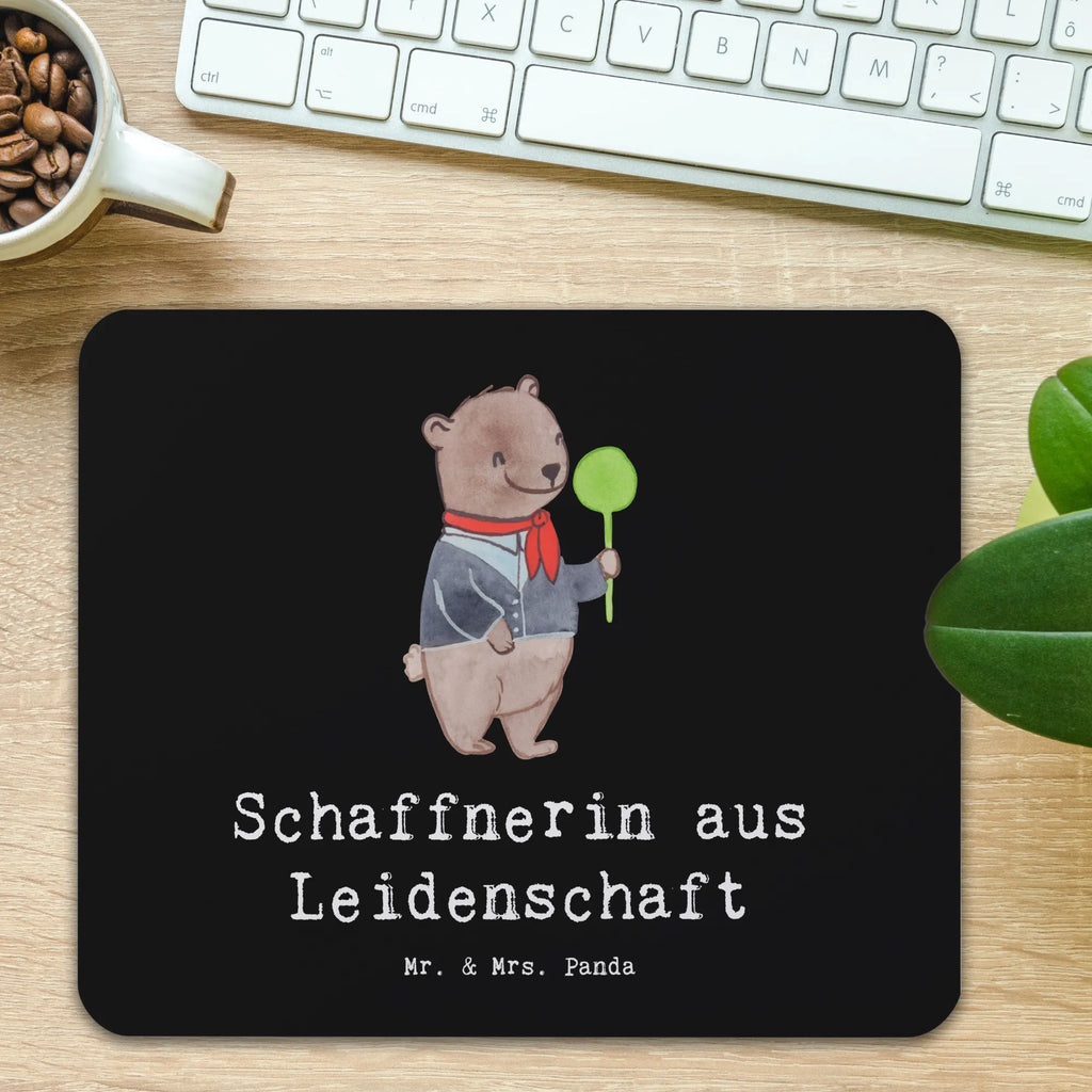 Mauspad Schaffnerin aus Leidenschaft Mousepad, Computer zubehör, Büroausstattung, PC Zubehör, Arbeitszimmer, Mauspad, Einzigartiges Mauspad, Designer Mauspad, Mausunterlage, Mauspad Büro, Beruf, Ausbildung, Jubiläum, Abschied, Rente, Kollege, Kollegin, Geschenk, Schenken, Arbeitskollege, Mitarbeiter, Firma, Danke, Dankeschön