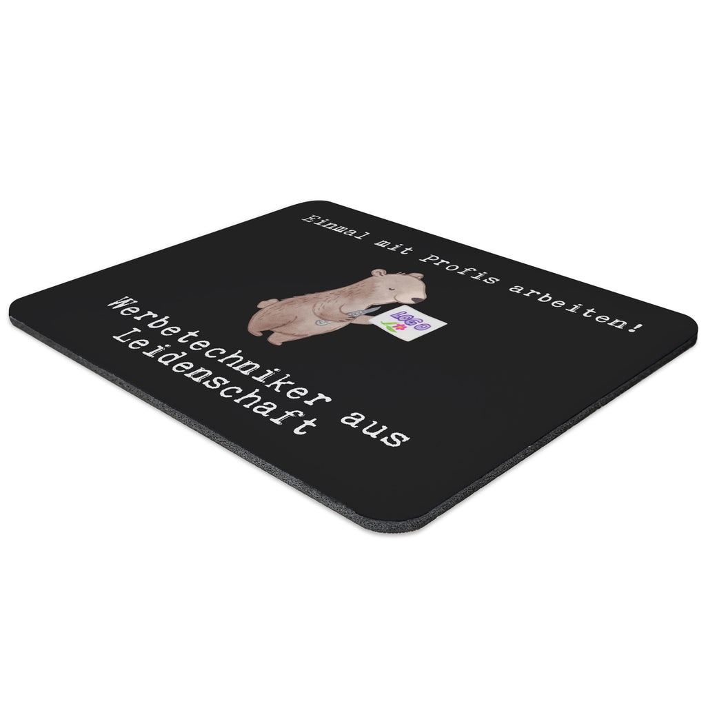 Mauspad Werbetechniker aus Leidenschaft Mousepad, Computer zubehör, Büroausstattung, PC Zubehör, Arbeitszimmer, Mauspad, Einzigartiges Mauspad, Designer Mauspad, Mausunterlage, Mauspad Büro, Beruf, Ausbildung, Jubiläum, Abschied, Rente, Kollege, Kollegin, Geschenk, Schenken, Arbeitskollege, Mitarbeiter, Firma, Danke, Dankeschön