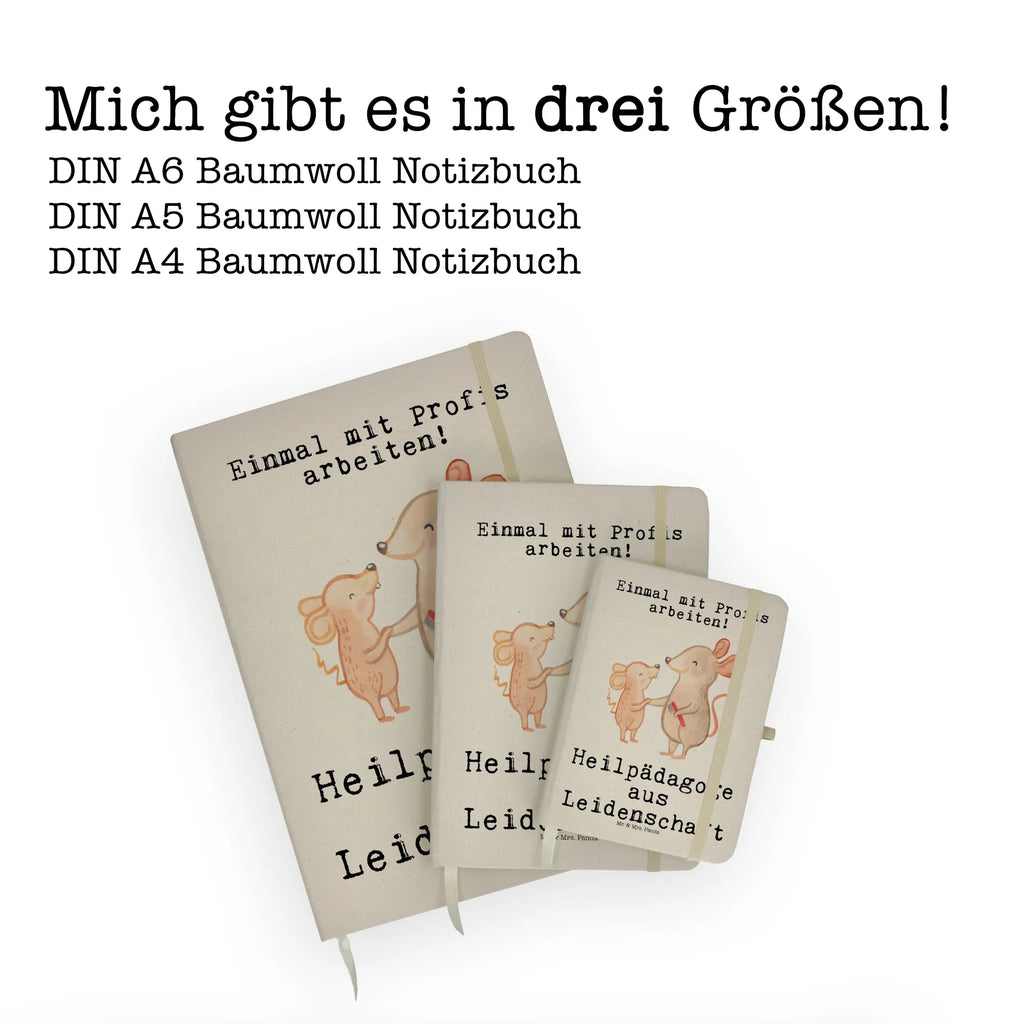 Baumwoll Notizbuch Heilpädagoge aus Leidenschaft Notizen, Eintragebuch, Tagebuch, Notizblock, Adressbuch, Journal, Kladde, Skizzenbuch, Notizheft, Schreibbuch, Schreibheft, Beruf, Ausbildung, Jubiläum, Abschied, Rente, Kollege, Kollegin, Geschenk, Schenken, Arbeitskollege, Mitarbeiter, Firma, Danke, Dankeschön, Heilpädagoge, Heilpädagogik, Studium