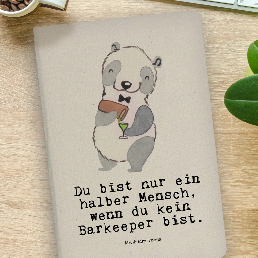 DIN A6 Baumwoll Notizbuch Barkeeper mit Herz Notizen, Eintragebuch, Tagebuch, Notizblock, Adressbuch, Journal, Kladde, Skizzenbuch, Notizheft, Schreibbuch, Schreibheft, Beruf, Ausbildung, Jubiläum, Abschied, Rente, Kollege, Kollegin, Geschenk, Schenken, Arbeitskollege, Mitarbeiter, Firma, Danke, Dankeschön, Barkeeper, Barmann, Bartender, Barbesitzer, Kurs