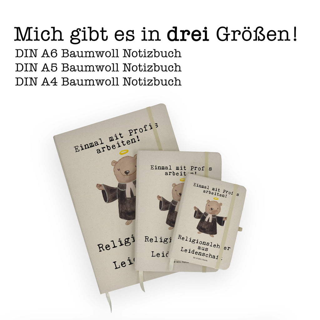 Baumwoll Notizbuch Religionslehrer aus Leidenschaft Notizen, Eintragebuch, Tagebuch, Notizblock, Adressbuch, Journal, Kladde, Skizzenbuch, Notizheft, Schreibbuch, Schreibheft, Beruf, Ausbildung, Jubiläum, Abschied, Rente, Kollege, Kollegin, Geschenk, Schenken, Arbeitskollege, Mitarbeiter, Firma, Danke, Dankeschön, Religionslehrer, Reli Lehrer, Schule, Grundschule