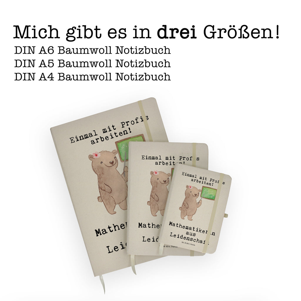 Baumwoll Notizbuch Mathematikerin aus Leidenschaft Notizen, Eintragebuch, Tagebuch, Notizblock, Adressbuch, Journal, Kladde, Skizzenbuch, Notizheft, Schreibbuch, Schreibheft, Beruf, Ausbildung, Jubiläum, Abschied, Rente, Kollege, Kollegin, Geschenk, Schenken, Arbeitskollege, Mitarbeiter, Firma, Danke, Dankeschön, Mathematikerin, Mathematik Studium, Studentin Mathe, Bachelor, Master, Rechenkünstlerin, Zahlenmensch