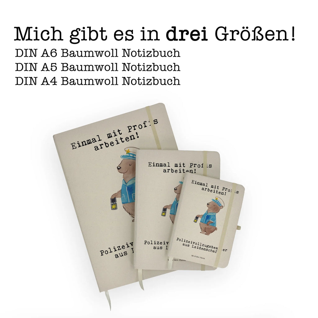 Baumwoll Notizbuch Polizeivollzugsbeamter aus Leidenschaft Notizen, Eintragebuch, Tagebuch, Notizblock, Adressbuch, Journal, Kladde, Skizzenbuch, Notizheft, Schreibbuch, Schreibheft, Beruf, Ausbildung, Jubiläum, Abschied, Rente, Kollege, Kollegin, Geschenk, Schenken, Arbeitskollege, Mitarbeiter, Firma, Danke, Dankeschön, Polizeivollzugsbeamter, Polizist, Polizei