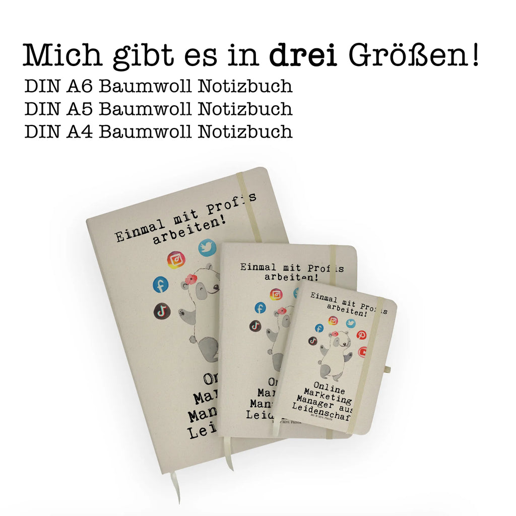 DIN A6 Baumwoll Notizbuch Online Marketing Manager aus Leidenschaft Notizen, Eintragebuch, Tagebuch, Notizblock, Adressbuch, Journal, Kladde, Skizzenbuch, Notizheft, Schreibbuch, Schreibheft, Beruf, Ausbildung, Jubiläum, Abschied, Rente, Kollege, Kollegin, Geschenk, Schenken, Arbeitskollege, Mitarbeiter, Firma, Danke, Dankeschön, Online Marketing, Manager, Marketingmanager, Influencer Marketing, Digital Marketing