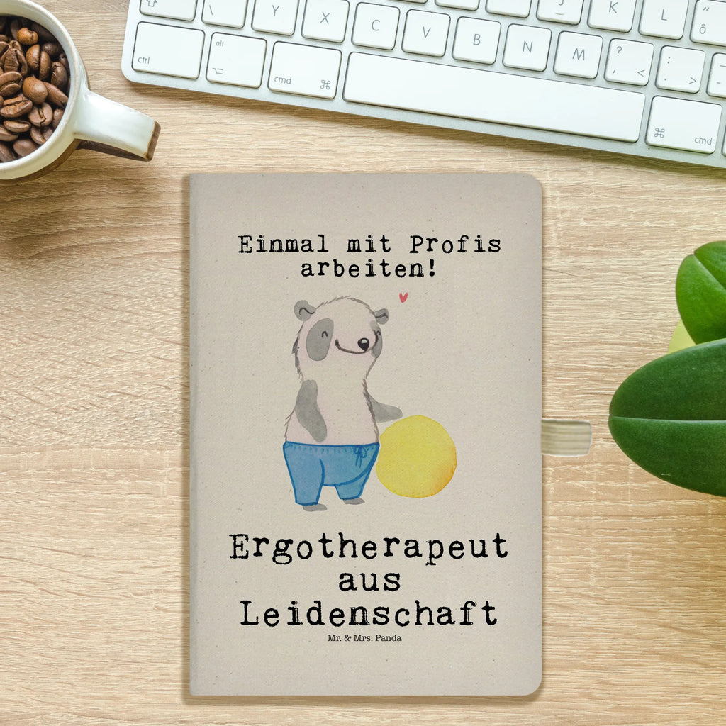 Baumwoll Notizbuch Ergotherapeut aus Leidenschaft Notizen, Eintragebuch, Tagebuch, Notizblock, Adressbuch, Journal, Kladde, Skizzenbuch, Notizheft, Schreibbuch, Schreibheft, Beruf, Ausbildung, Jubiläum, Abschied, Rente, Kollege, Kollegin, Geschenk, Schenken, Arbeitskollege, Mitarbeiter, Firma, Danke, Dankeschön, Ergotherapeut, Ergotherapie