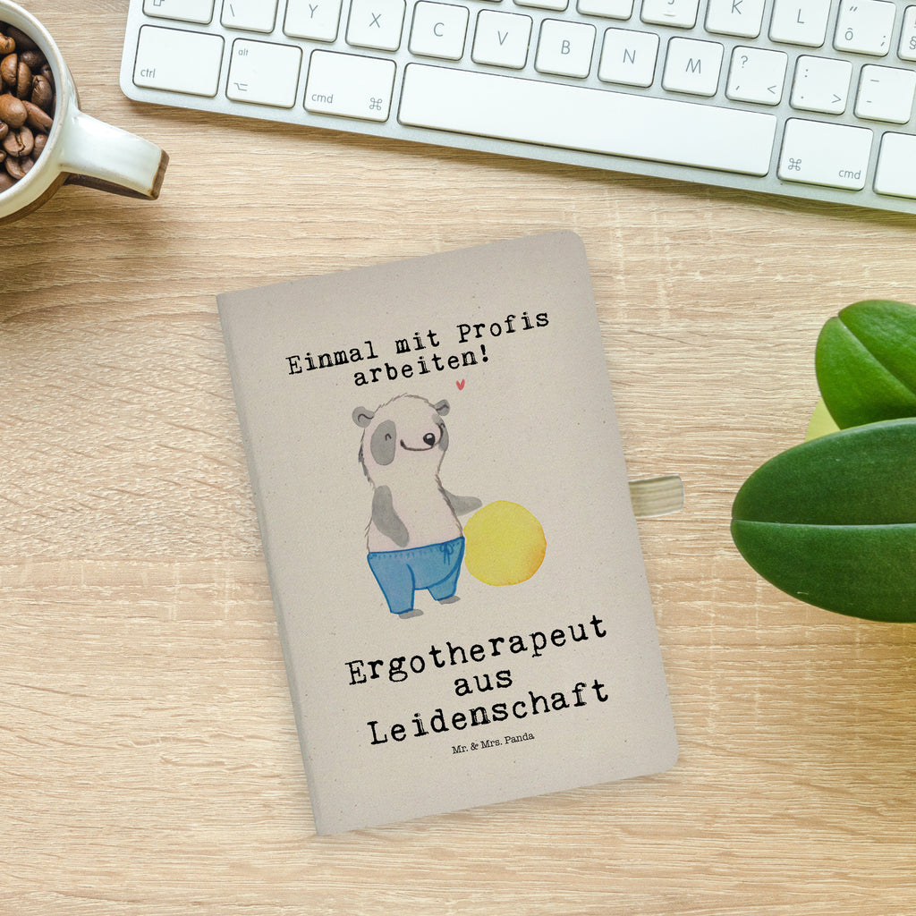 Baumwoll Notizbuch Ergotherapeut aus Leidenschaft Notizen, Eintragebuch, Tagebuch, Notizblock, Adressbuch, Journal, Kladde, Skizzenbuch, Notizheft, Schreibbuch, Schreibheft, Beruf, Ausbildung, Jubiläum, Abschied, Rente, Kollege, Kollegin, Geschenk, Schenken, Arbeitskollege, Mitarbeiter, Firma, Danke, Dankeschön, Ergotherapeut, Ergotherapie