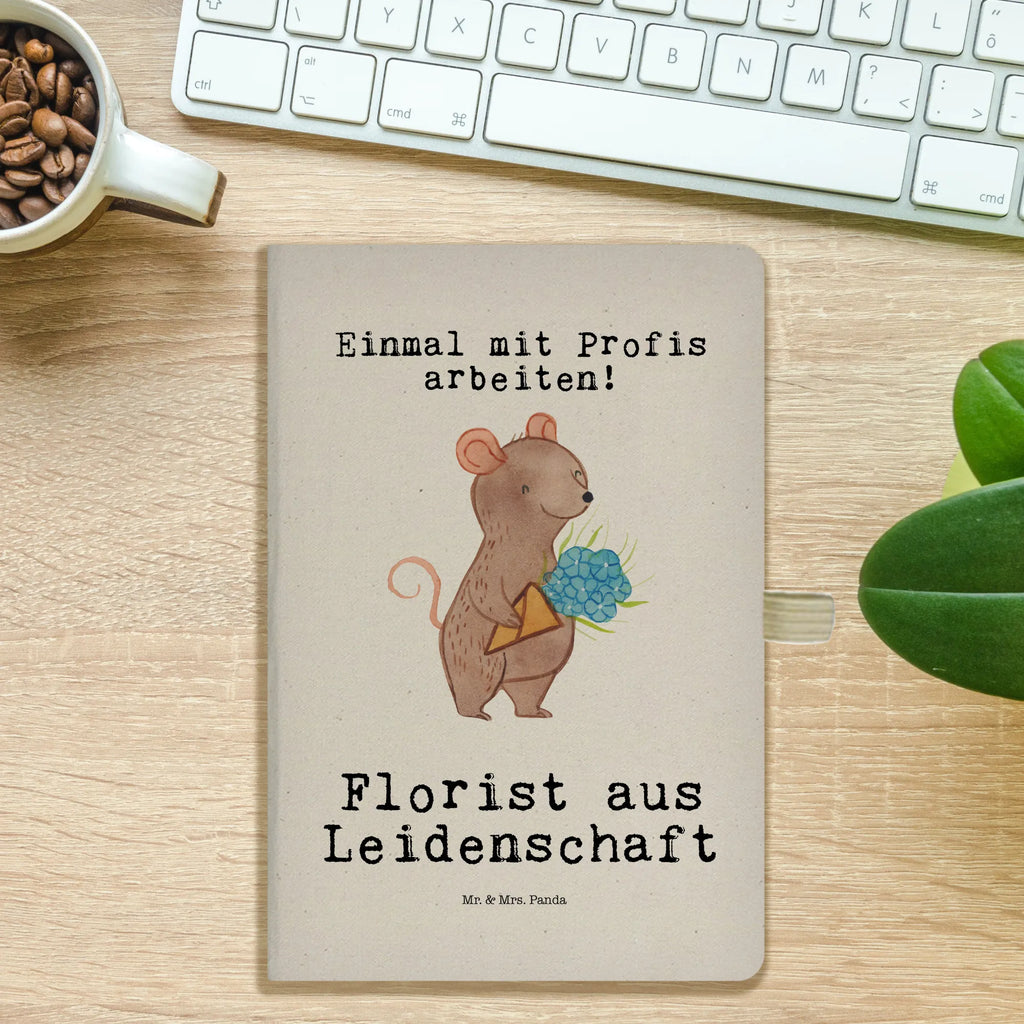 Baumwoll Notizbuch Florist aus Leidenschaft Notizen, Eintragebuch, Tagebuch, Notizblock, Adressbuch, Journal, Kladde, Skizzenbuch, Notizheft, Schreibbuch, Schreibheft, Beruf, Ausbildung, Jubiläum, Abschied, Rente, Kollege, Kollegin, Geschenk, Schenken, Arbeitskollege, Mitarbeiter, Firma, Danke, Dankeschön, Blumenhändler, Florist, Blumenlanden, Blumenprofi