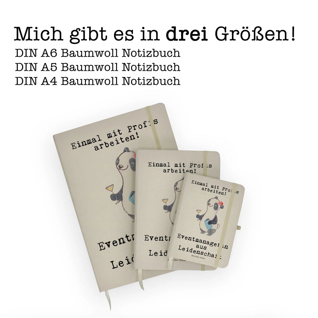 Baumwoll Notizbuch Eventmanagerin aus Leidenschaft Notizen, Eintragebuch, Tagebuch, Notizblock, Adressbuch, Journal, Kladde, Skizzenbuch, Notizheft, Schreibbuch, Schreibheft, Beruf, Ausbildung, Jubiläum, Abschied, Rente, Kollege, Kollegin, Geschenk, Schenken, Arbeitskollege, Mitarbeiter, Firma, Danke, Dankeschön, Eventmanagerin, Veranstalterin, Promoterin