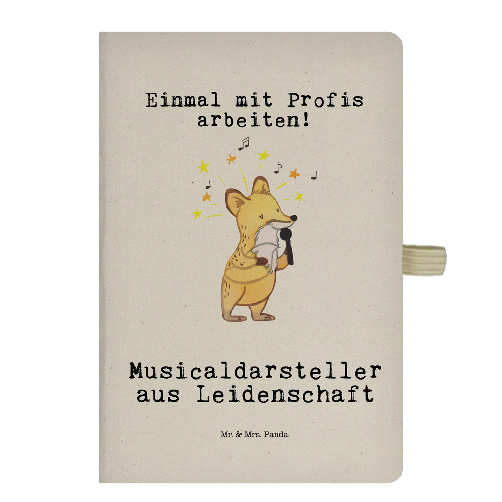 Baumwoll Notizbuch Musicaldarsteller aus Leidenschaft Notizen, Eintragebuch, Tagebuch, Notizblock, Adressbuch, Journal, Kladde, Skizzenbuch, Notizheft, Schreibbuch, Schreibheft, Beruf, Ausbildung, Jubiläum, Abschied, Rente, Kollege, Kollegin, Geschenk, Schenken, Arbeitskollege, Mitarbeiter, Firma, Danke, Dankeschön