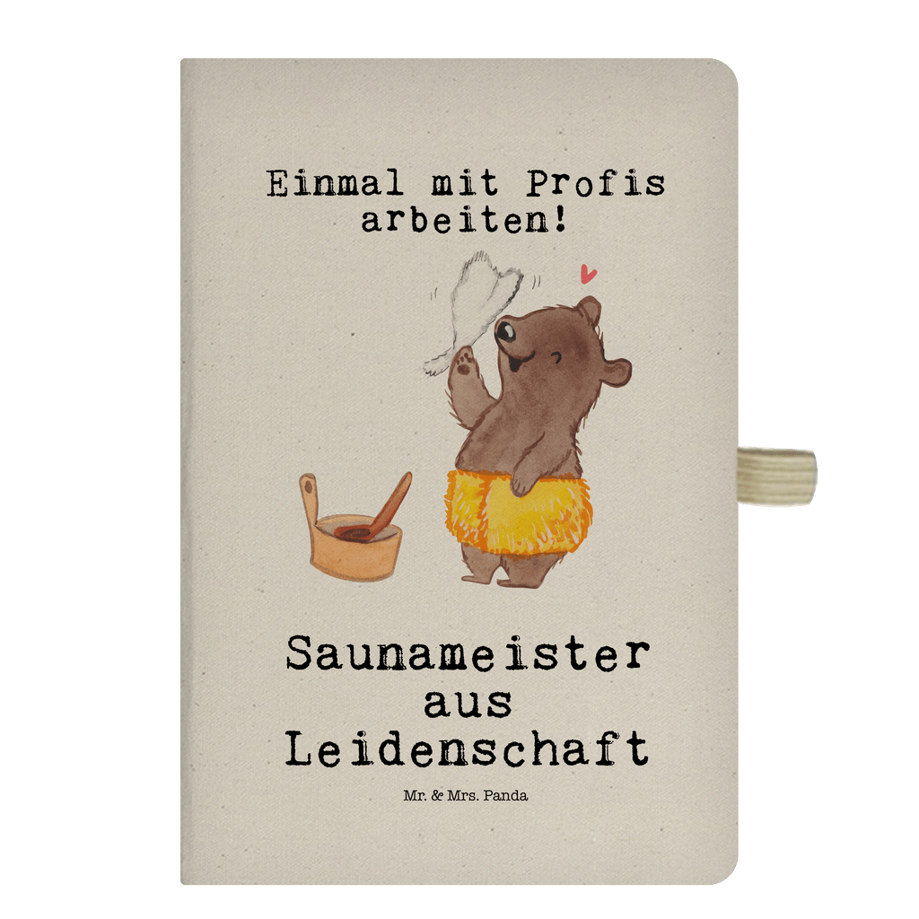 Baumwoll Notizbuch Saunameister aus Leidenschaft Notizen, Eintragebuch, Tagebuch, Notizblock, Adressbuch, Journal, Kladde, Skizzenbuch, Notizheft, Schreibbuch, Schreibheft, Beruf, Ausbildung, Jubiläum, Abschied, Rente, Kollege, Kollegin, Geschenk, Schenken, Arbeitskollege, Mitarbeiter, Firma, Danke, Dankeschön