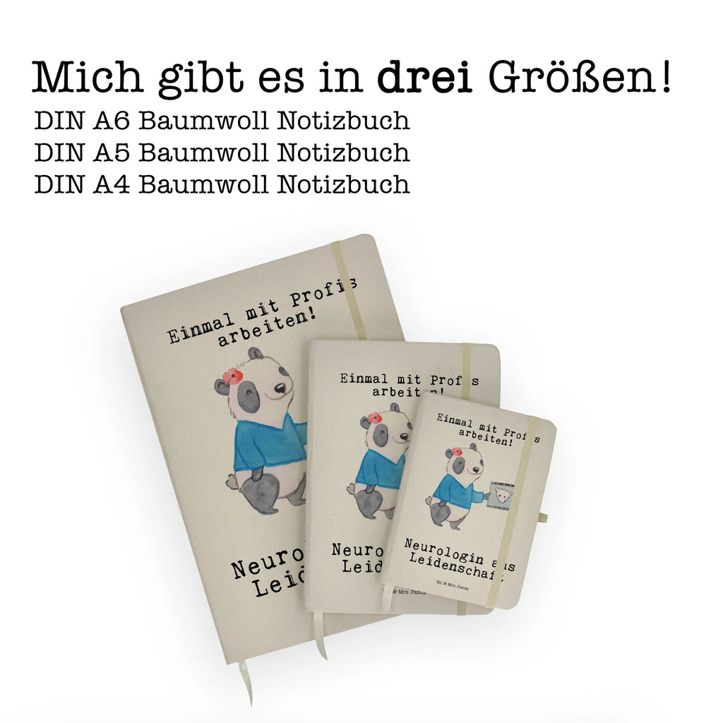 DIN A4 Baumwoll Notizbuch Neurologin aus Leidenschaft Notizen, Eintragebuch, Tagebuch, Notizblock, Adressbuch, Journal, Kladde, Skizzenbuch, Notizheft, Schreibbuch, Schreibheft, Beruf, Ausbildung, Jubiläum, Abschied, Rente, Kollege, Kollegin, Geschenk, Schenken, Arbeitskollege, Mitarbeiter, Firma, Danke, Dankeschön, Neurologin, Neurologie, Mediziner, Medizinstudium